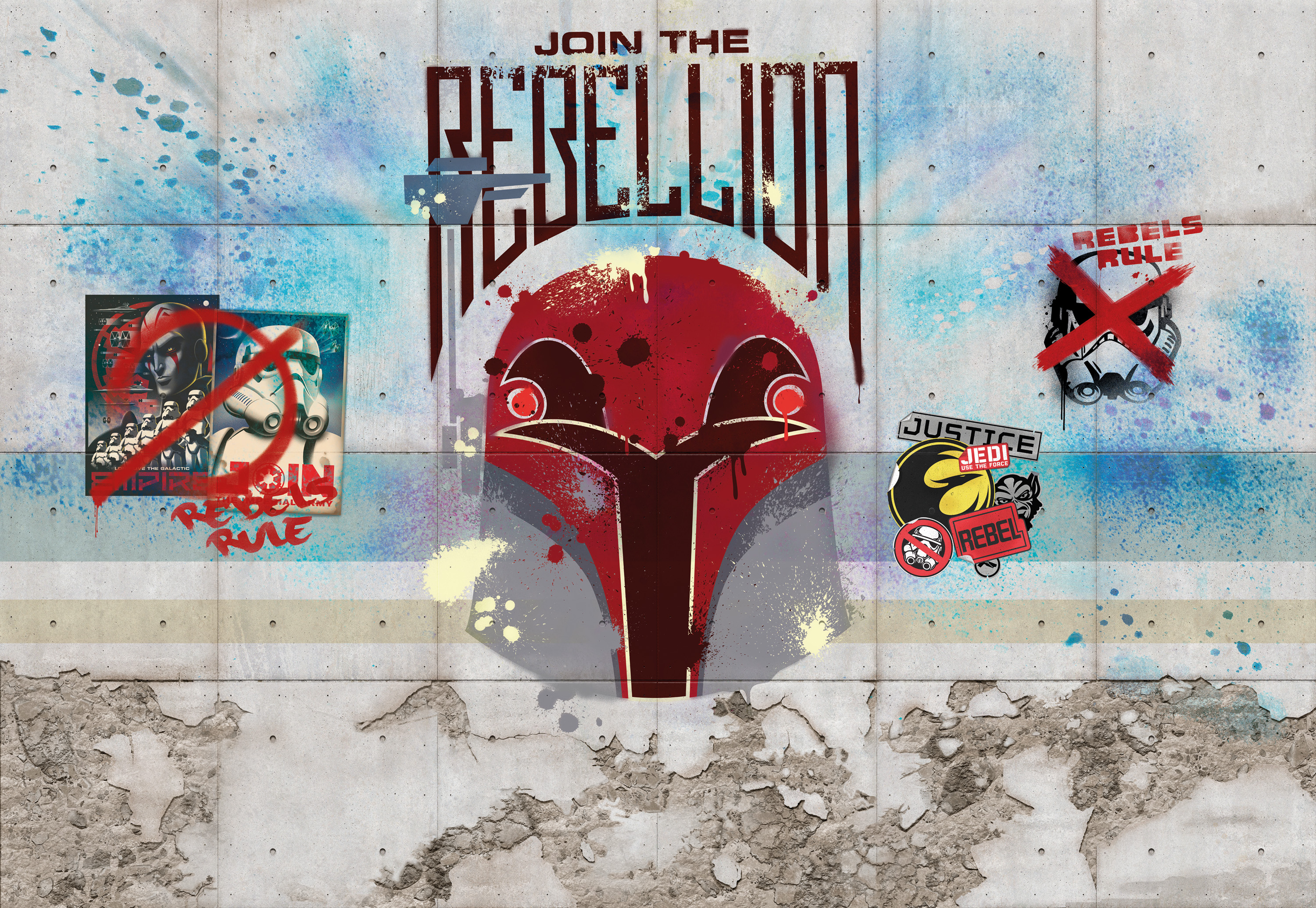 Star Wars Rebels Wall - panoramique Komar