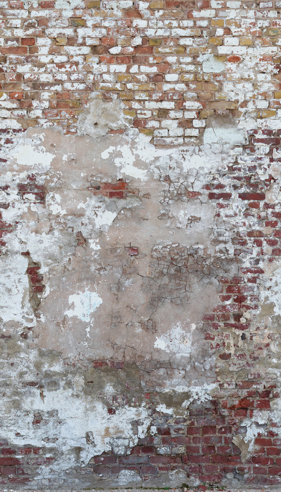 Papier peint panoramique Façade Béton Brique Usé - The Wall 2 d'A.S. Création | Réf. AS-392501