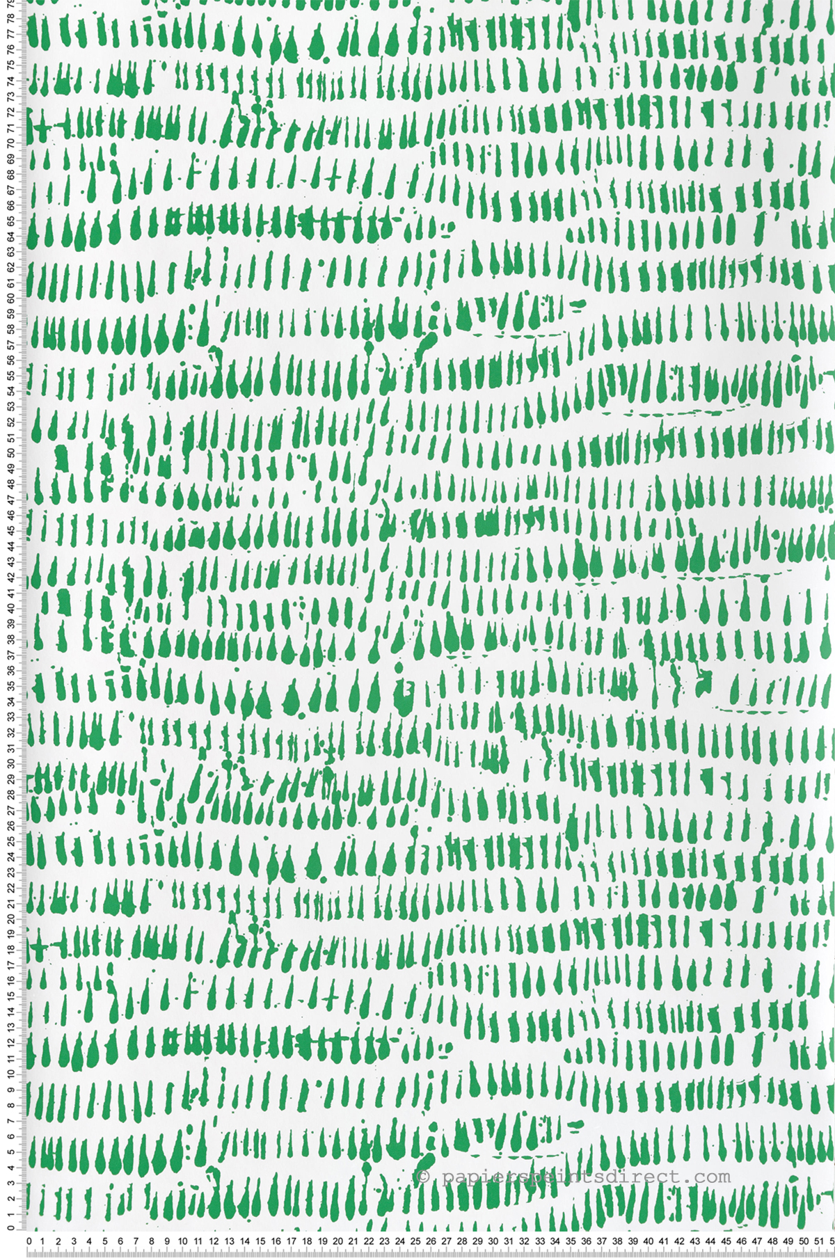 Papier peint Tacheté Gouttes vert - Happy de Lutèce | Réf. LTC-FD26358