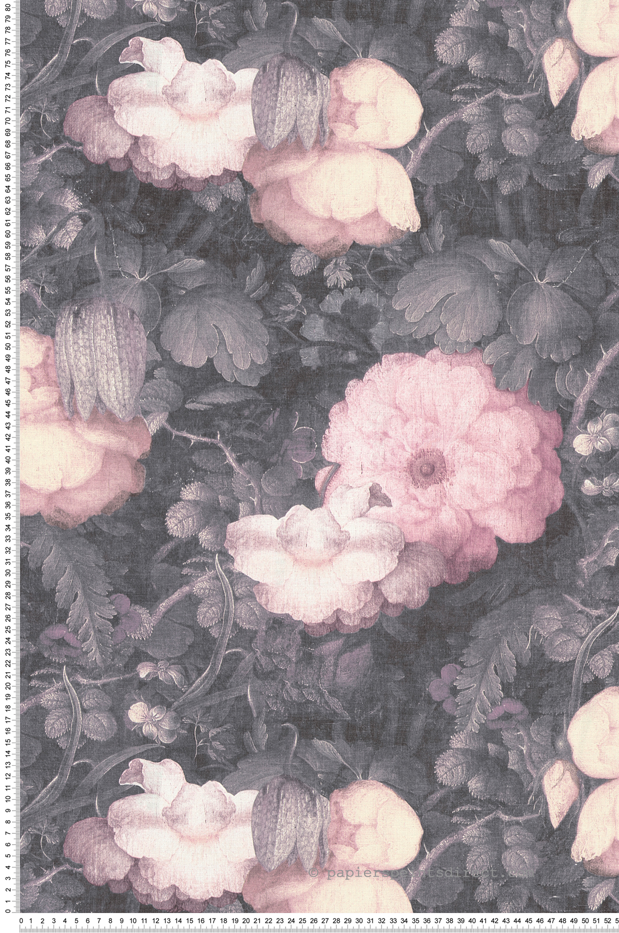 Papier peint Fleurs Vintage rose - Metropolitan Stories d'AS Création | Réf. SP14666