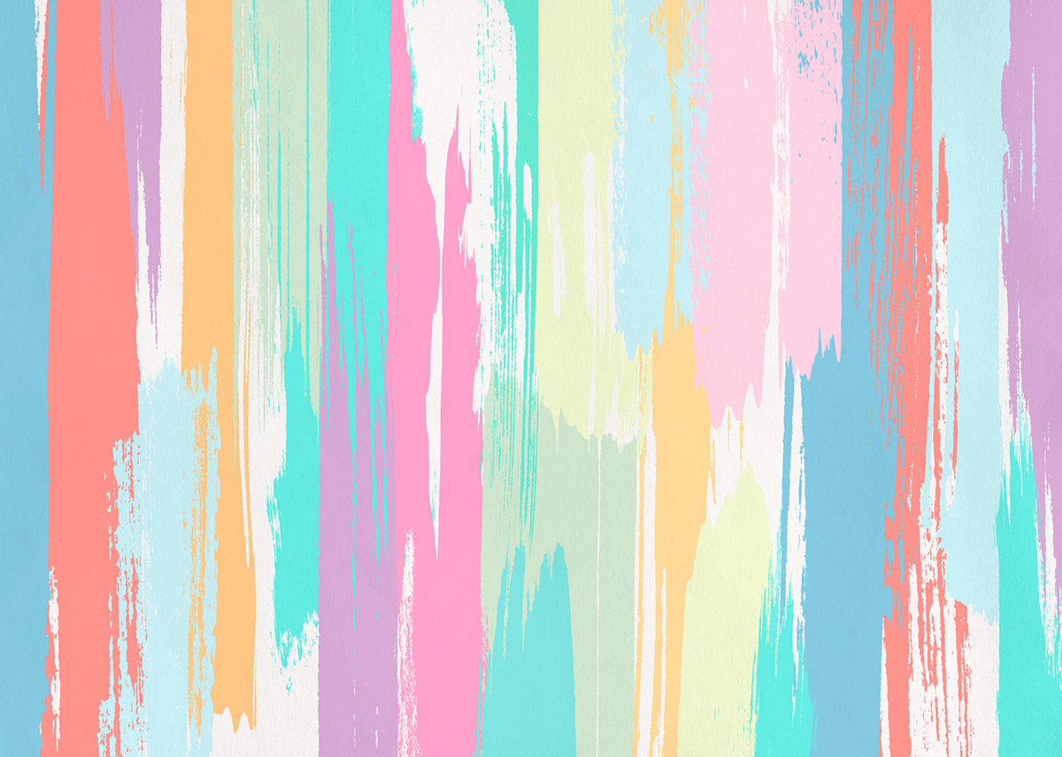 Papier peint panoramique Moderne Colour Rain - Papier peint Komar Flair