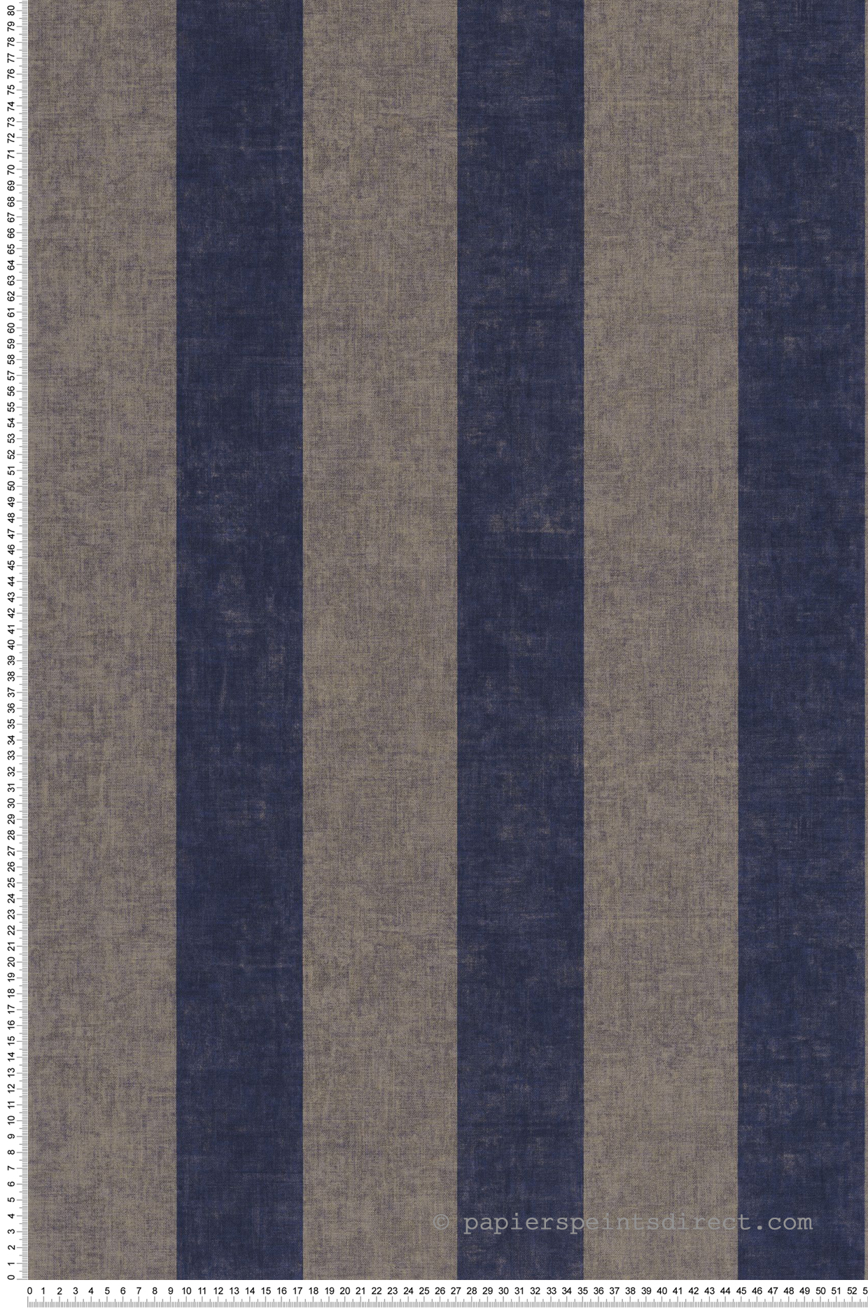 Papier peint Rayure Valse bleu roi et doré - Vienne de Casadéco | Réf. VIEN87366505