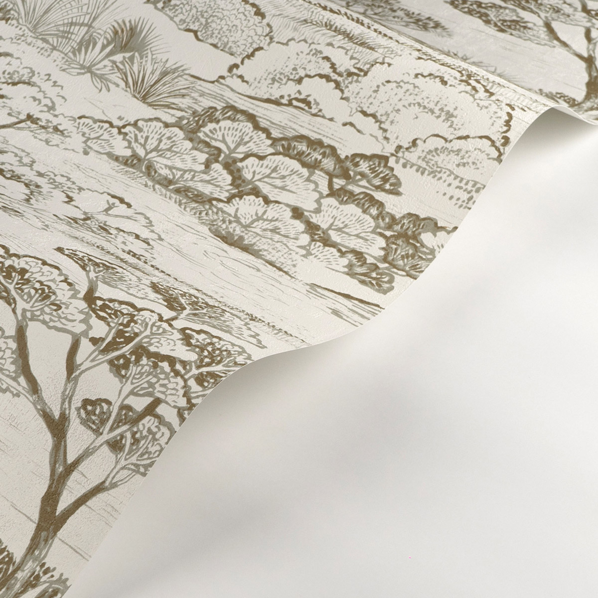 Papier peint Paysage Littoral Arbre vert argile - Sentier des Dunes de Casadéco AMBV | Réf. SENT200936400