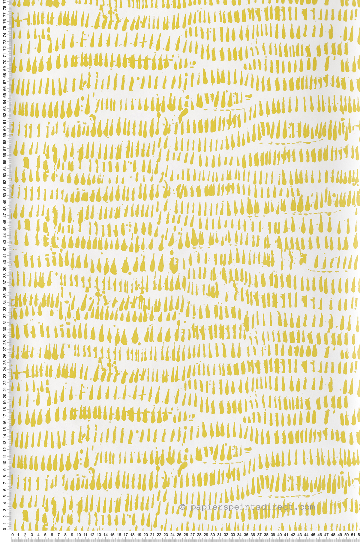 Papier peint Tacheté Gouttes jaune - Happy de Lutèce | Réf. LTC-FD26360