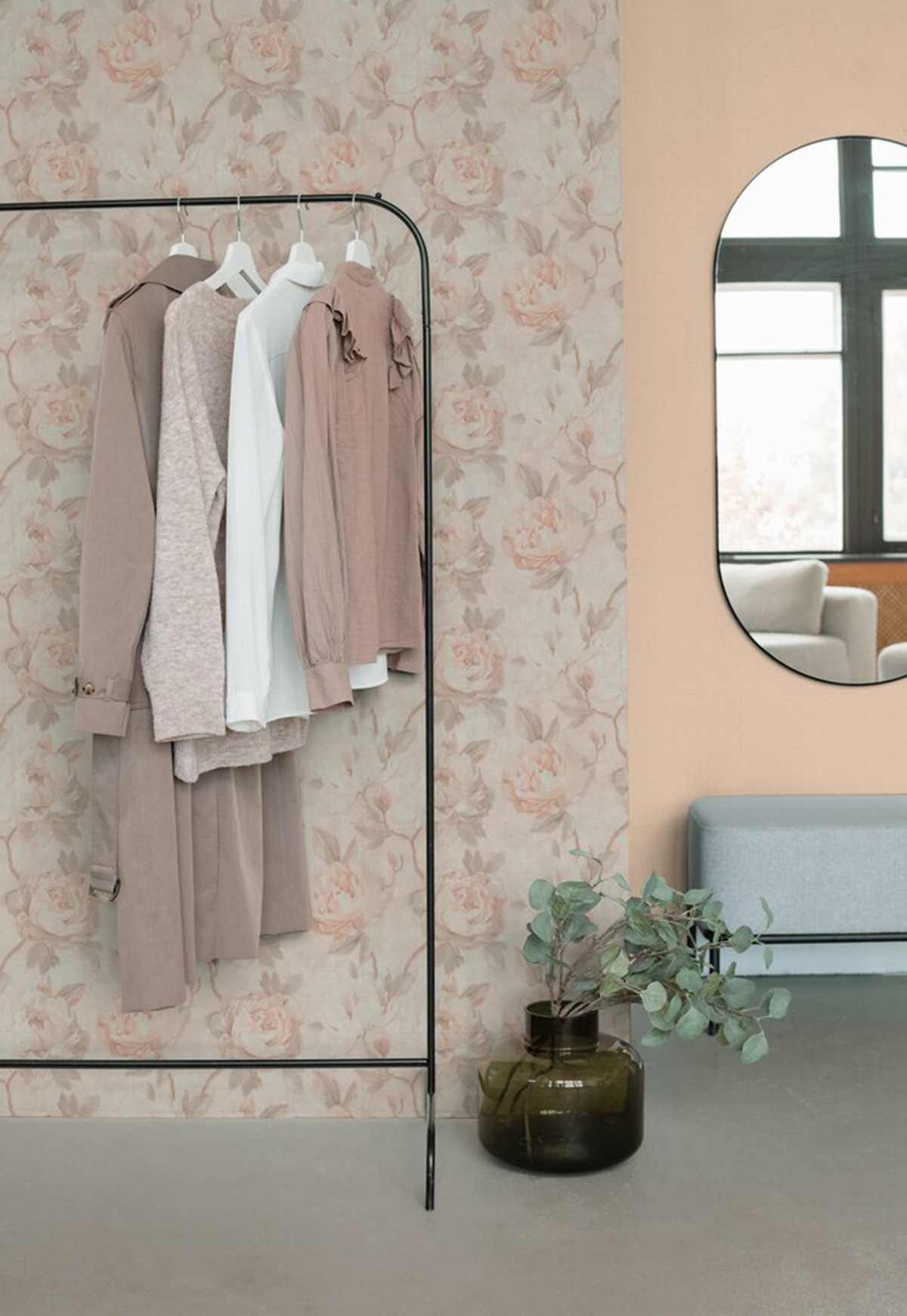 Papier peint Grosse Fleur Scintillante rose - Pintwalls 3 d'A.S. Création AMB2 | Réf. AS-791672