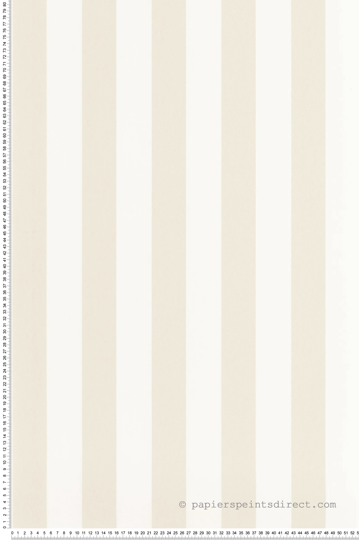 Papier peint Rayures Olympe beige sable - Les Rayures de Casadéco | Réf. RAYS87439067