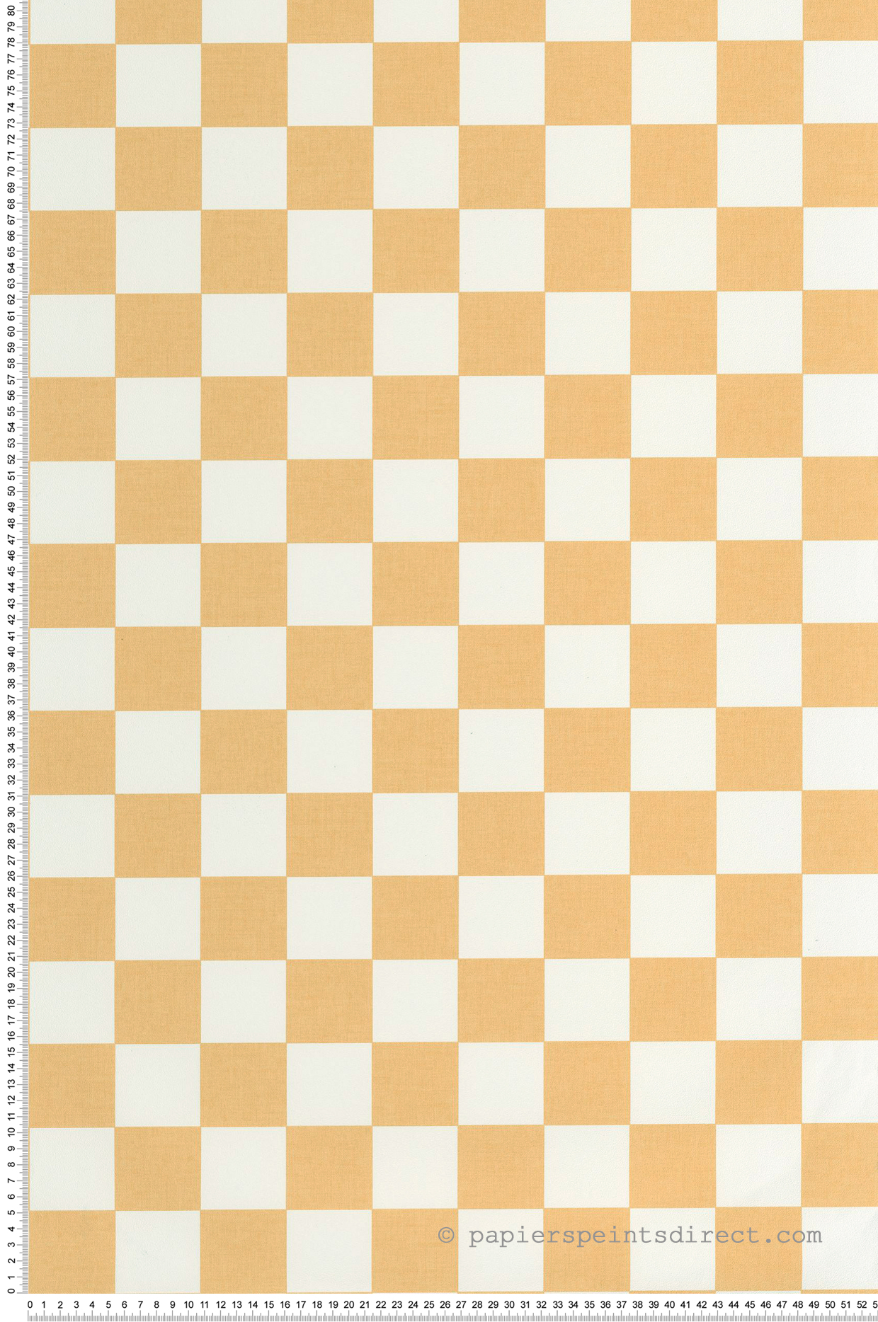 Papier peint Damier Checks jaune soleil - Line Up de Casélio | Réf. LNP106742000