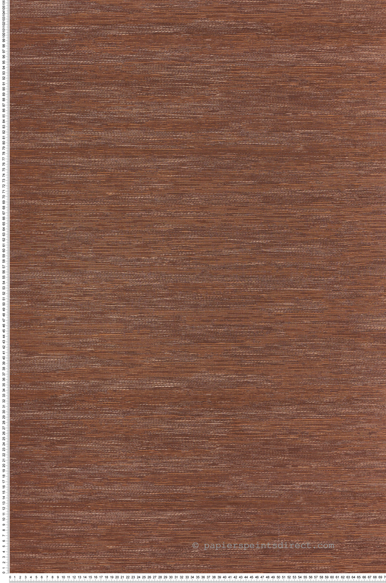 Papier peint Faux Uni Tissage Tatami brun rubis - Le Jacquard de Casamance | Réf. CAS-C75346936