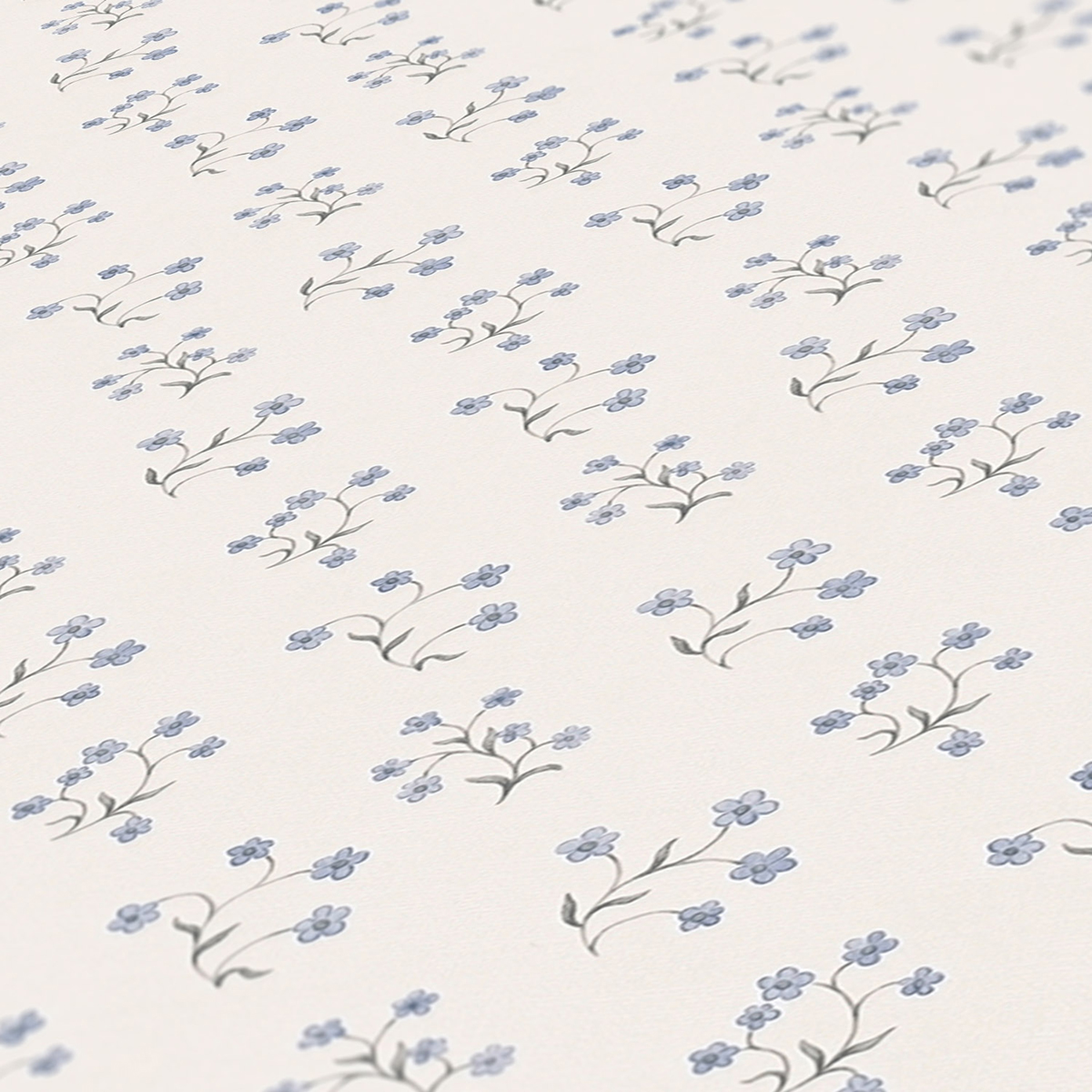 Papier peint Semis Fleurs lavande - Maison Charme d'A.S. Création ZOOM | Réf. AS-390741