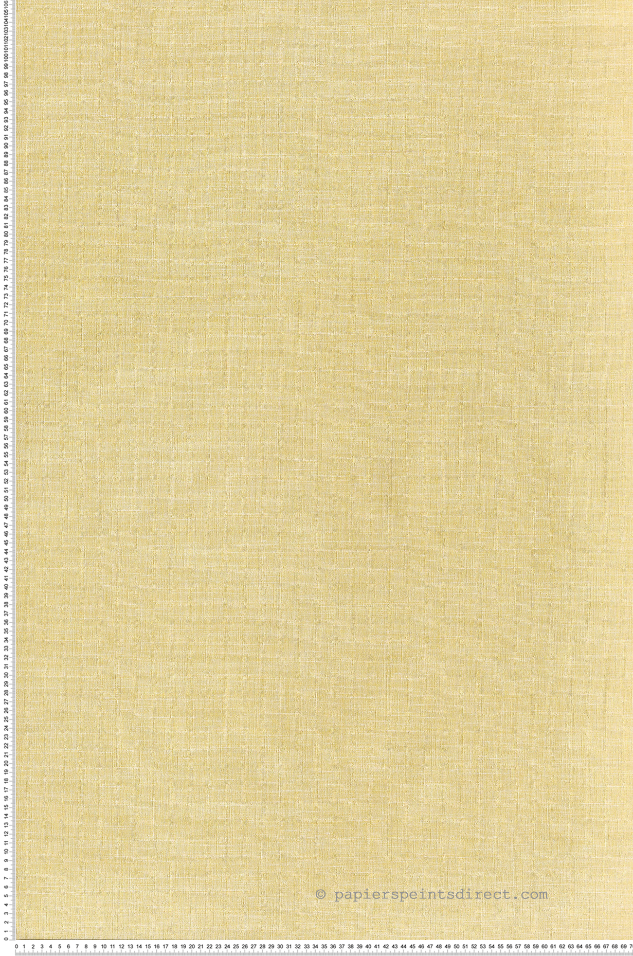 Papier peint Lin Shinok jaune mimosa - Le Lin 3 de Casamance | Réf. CAS-F73819364