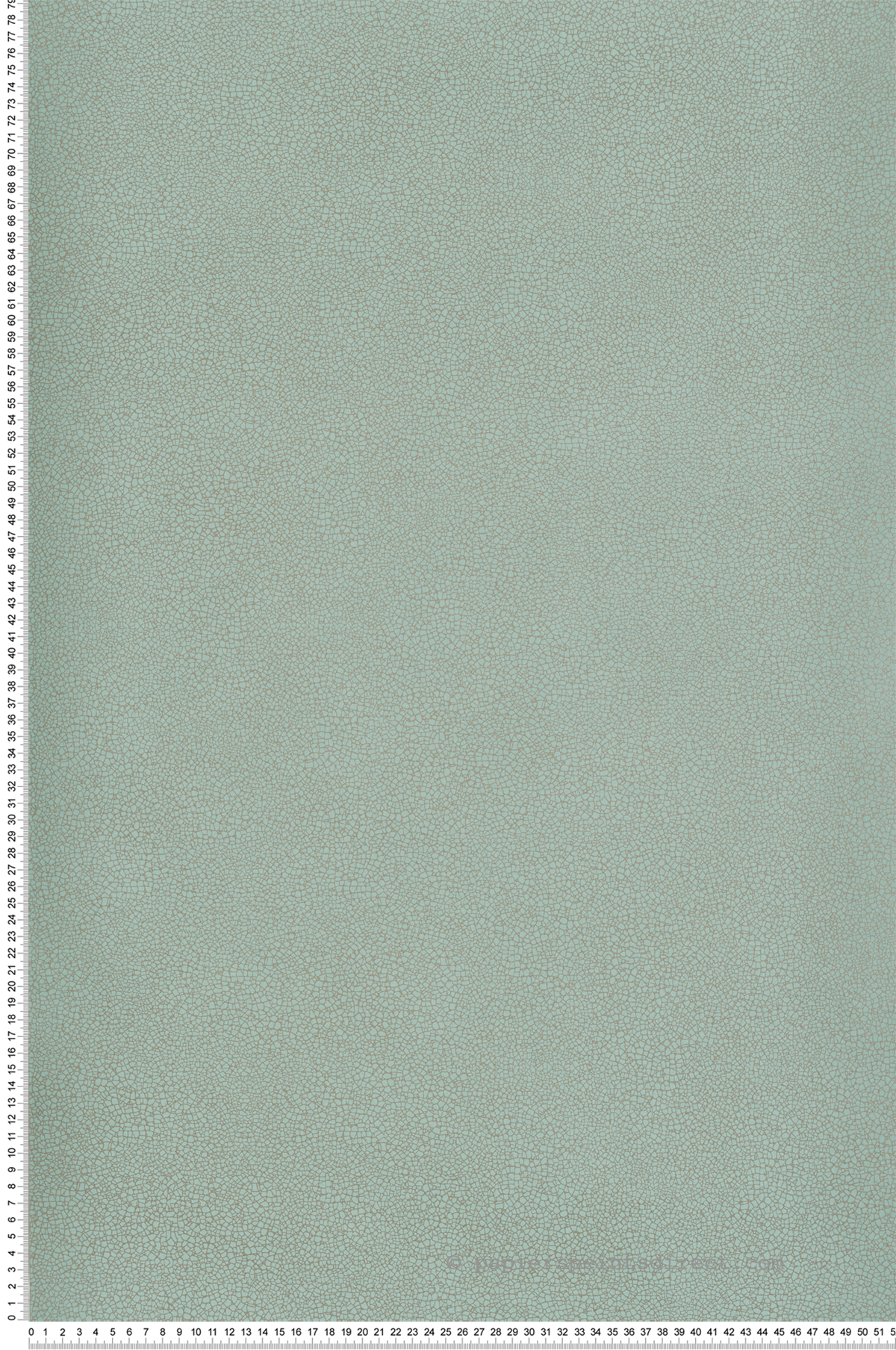 Papier peint Céramique Craquelée vert d'eau - Elodie 1838 Wallcoverings d'Initiales | Réf. INI-90714105