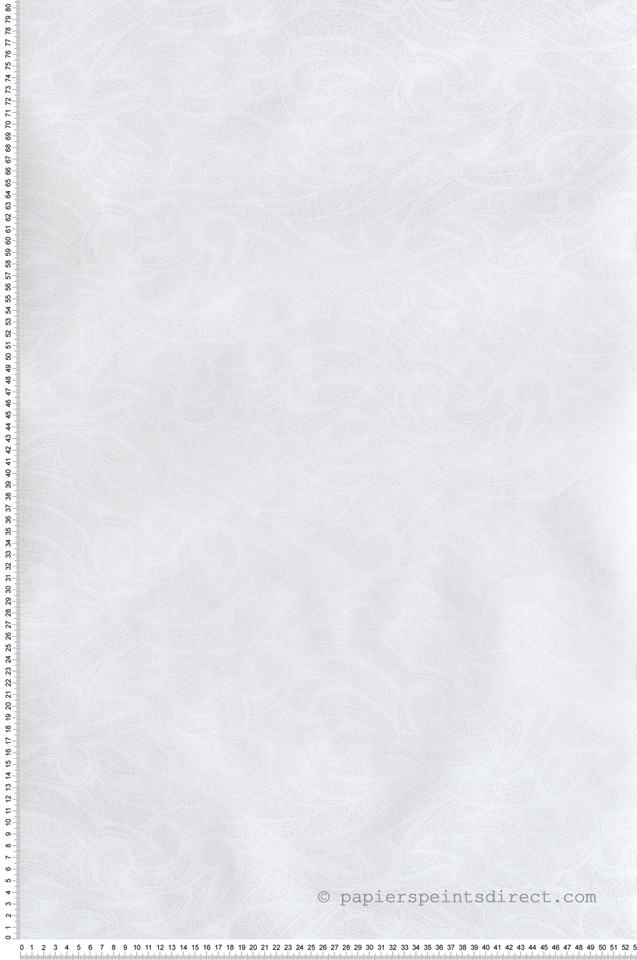 Papier peint Vague Harmony blanc nacré - Light de Casélio | Réf. LIG106640000