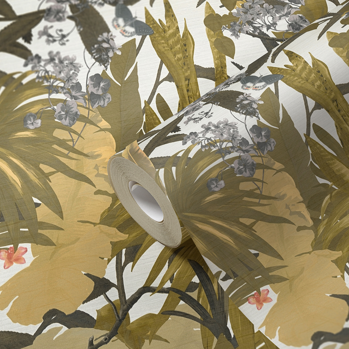 Papier peint Tropical et Papillon blanc - Desert Lodge de Livingwalls | AMB Réf. 38522-4