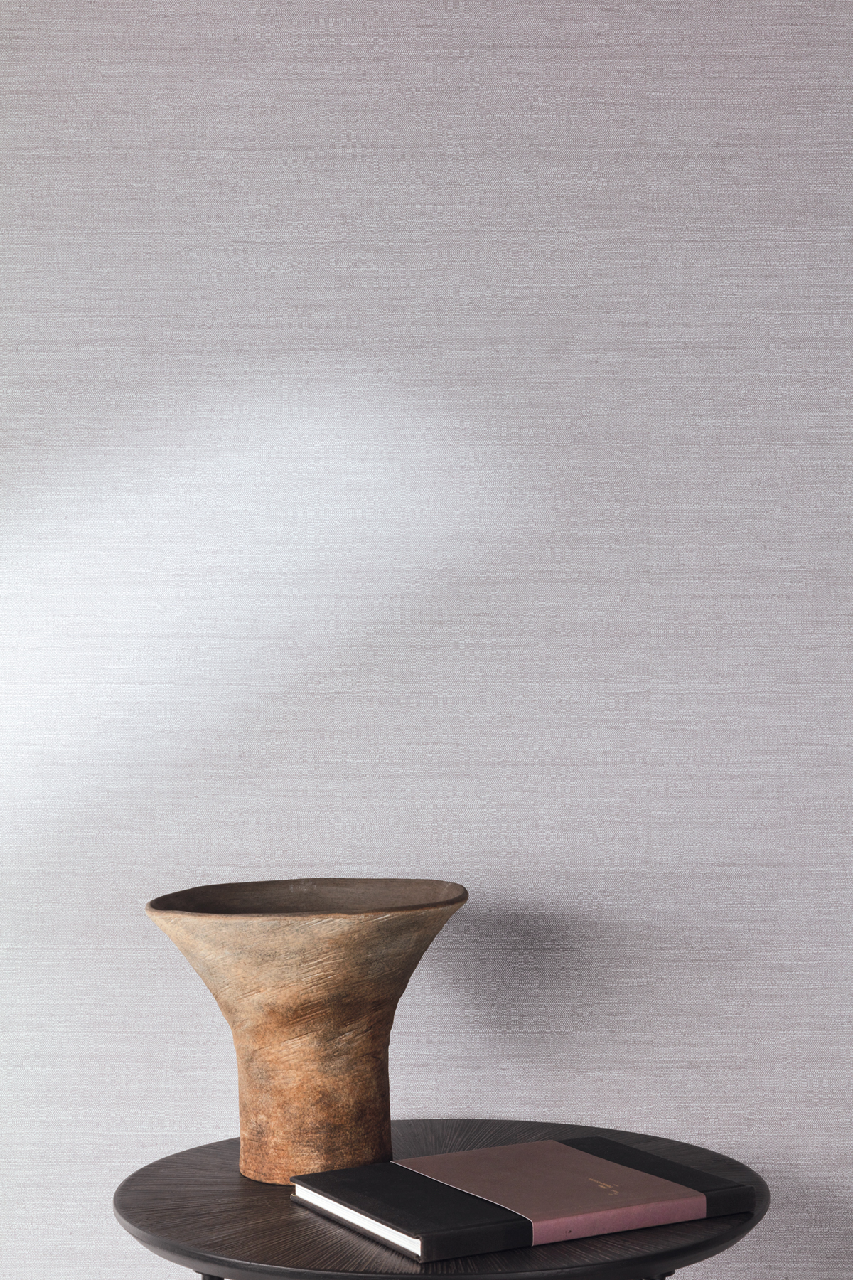 Papier peint Faux unis Soie Tafta gris - Amazone de Masureel | Réf. MAS-ZON002