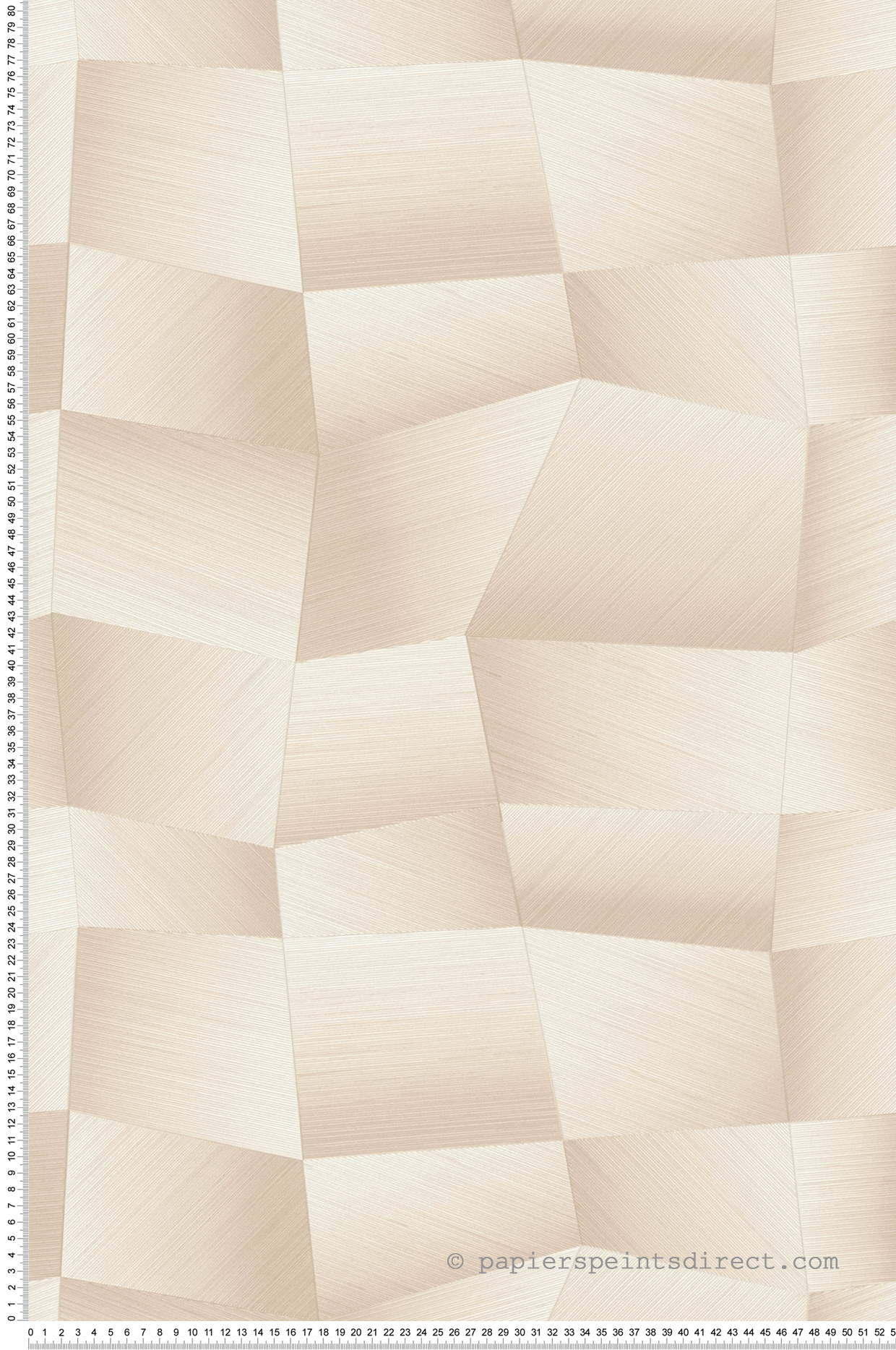 Papier peint Panneaux Géométriques Métal beige - Vibes & Styles d'A.S. Création | Réf. AS-791974