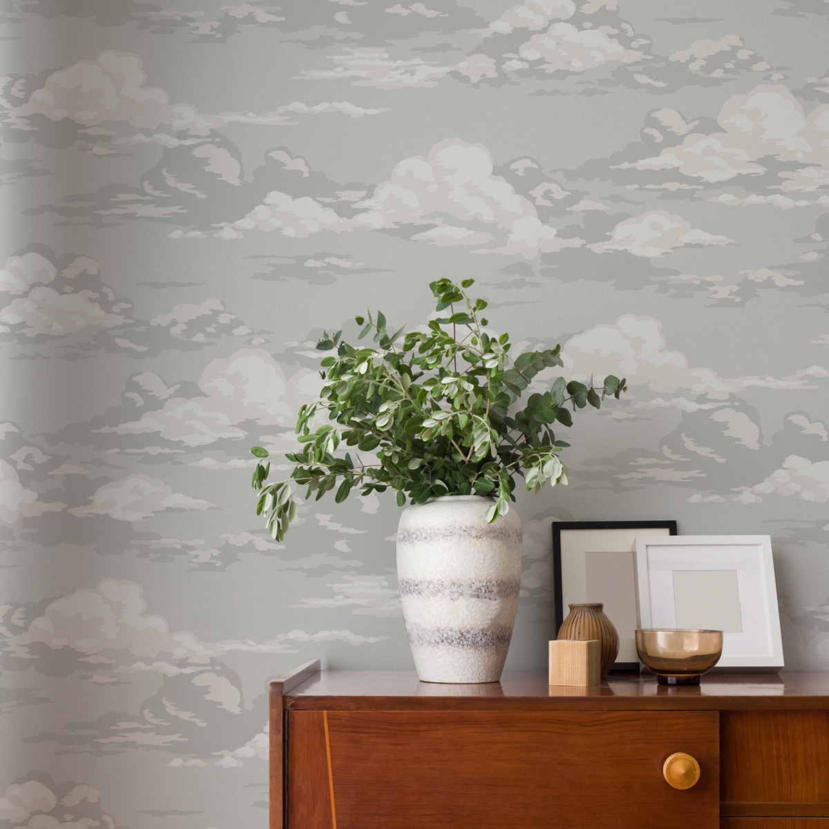 Papier peint Ciel Nuageux Cumulus gris - Beaux Arts de Lutèce AMB1| Réf. LTC-M1810