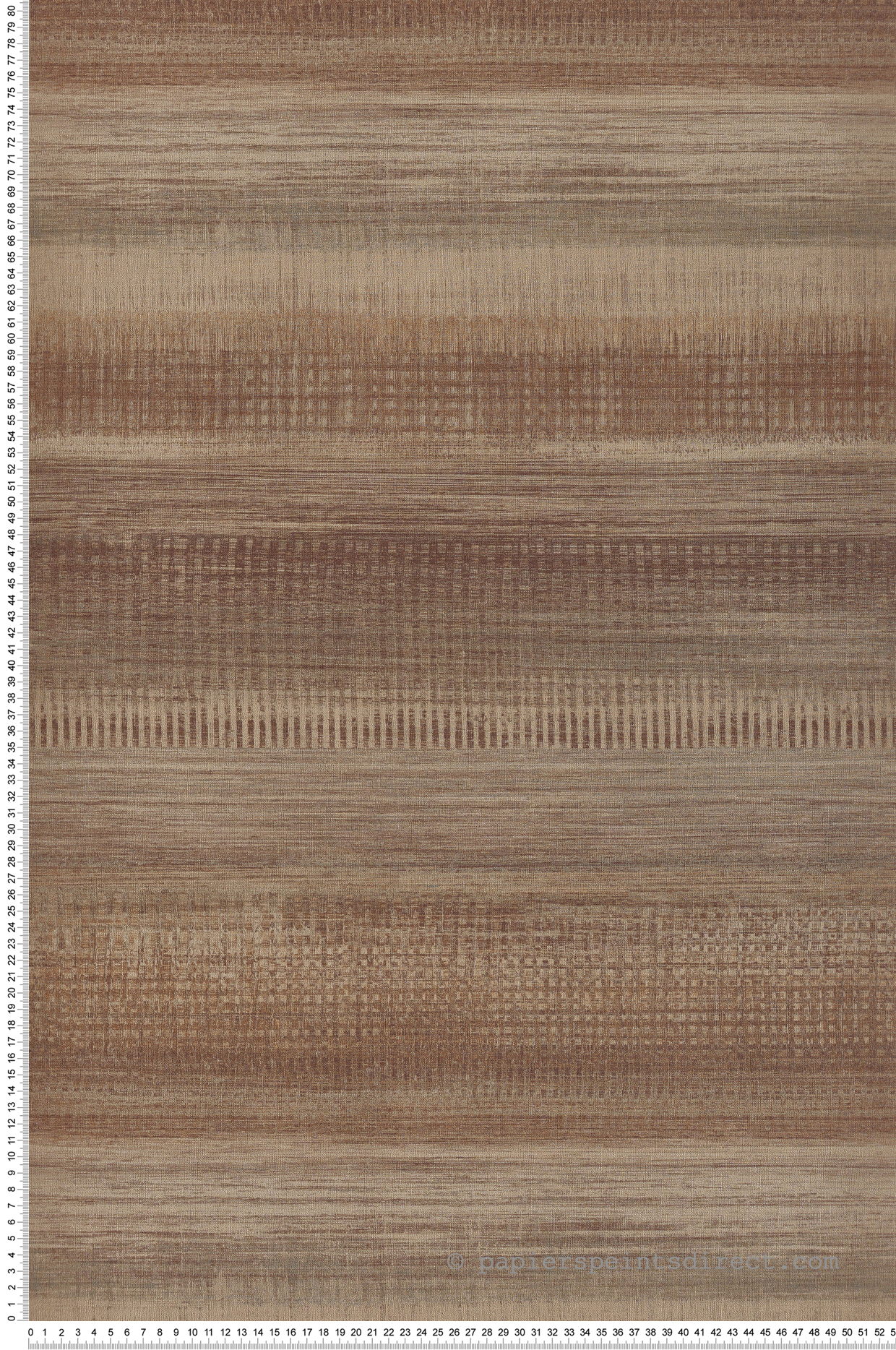 Papier peint Faux Uni Rayure Fil marron - Reality 4 de Lutèce | Réf. LTC-51220908