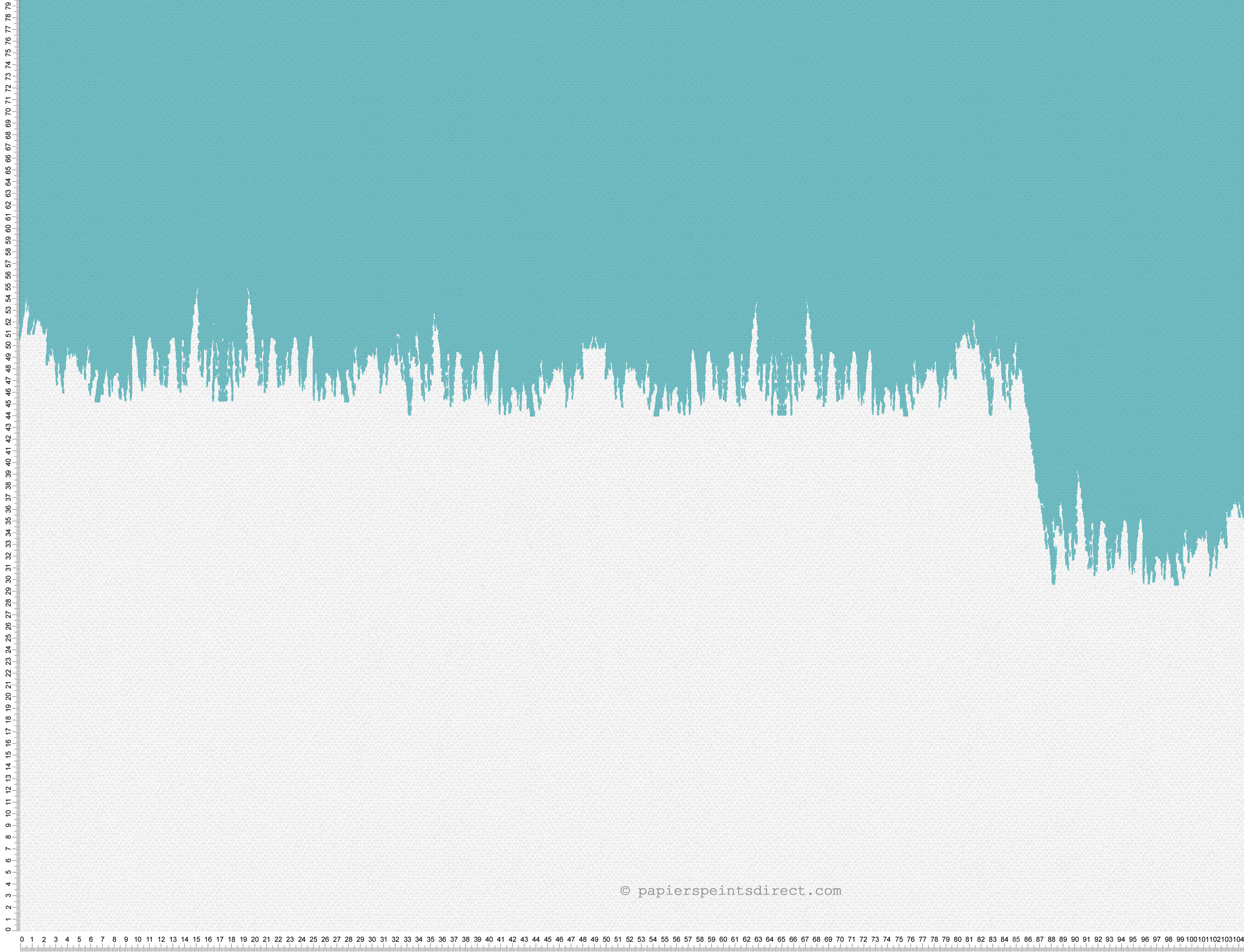 Petits motifs rectangulaires poinçonné - Papier peint à peindre GO de Montécolino