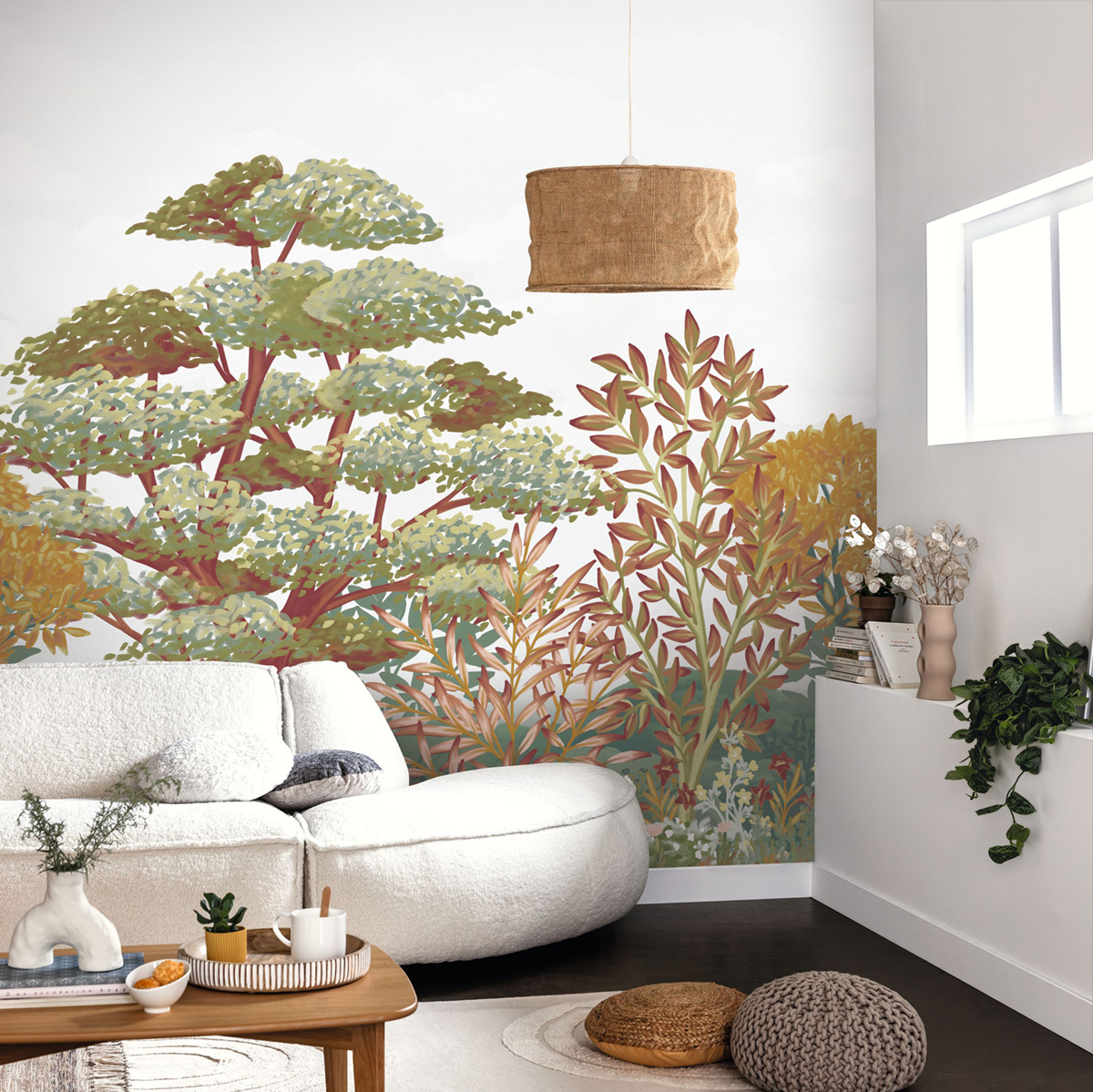 Papier peint panoramique Nature Arbre Quebec vert 300X250 - Color Box 3 de Casélio | Réf. CB3105953207