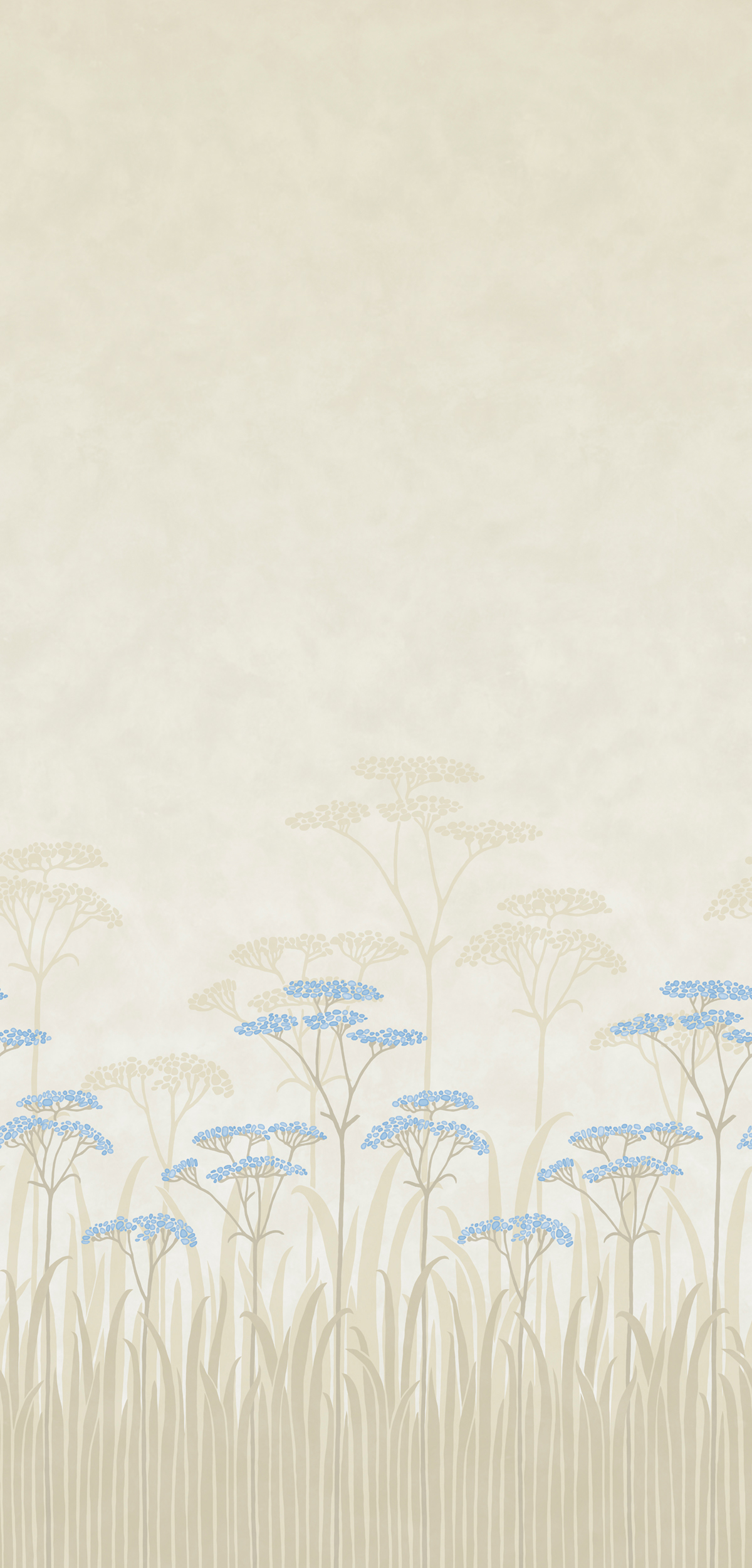 Papier peint panoramique nature Achillea Dew - National Trust Papers de Little Greene | Réf. 0245ACDEWZZ