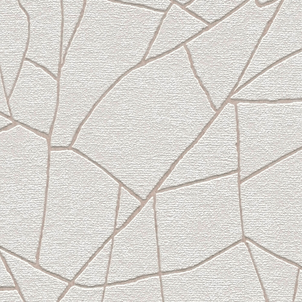 Papier peint Contemporain Artefact gris argenté - French Affair d'A.S. Création ZOOM | Réf. AS-399341