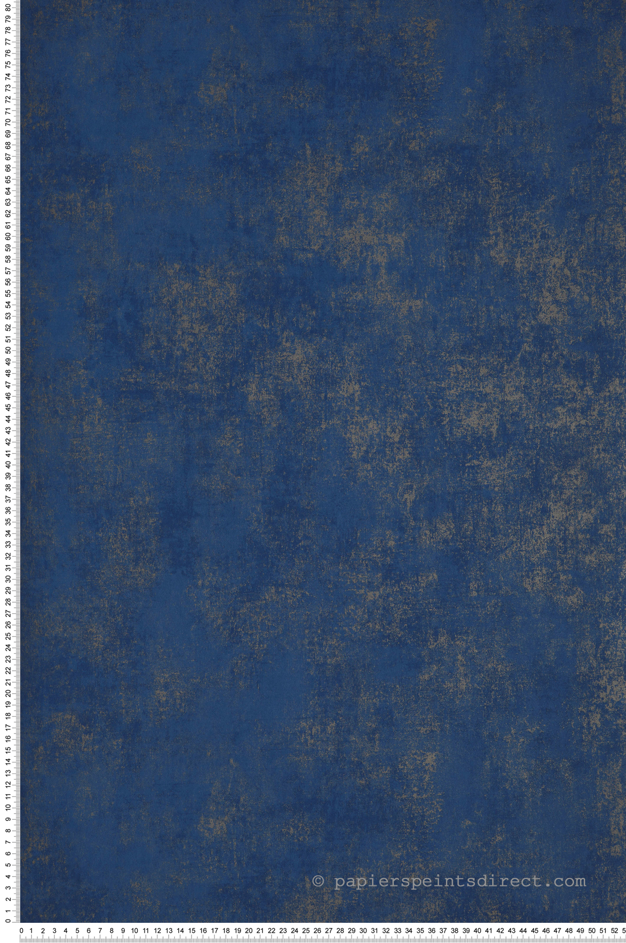 Papier peint Faux uni irisé bleu outremer - Montsegur de Casadéco | Réf. MTSE80836370