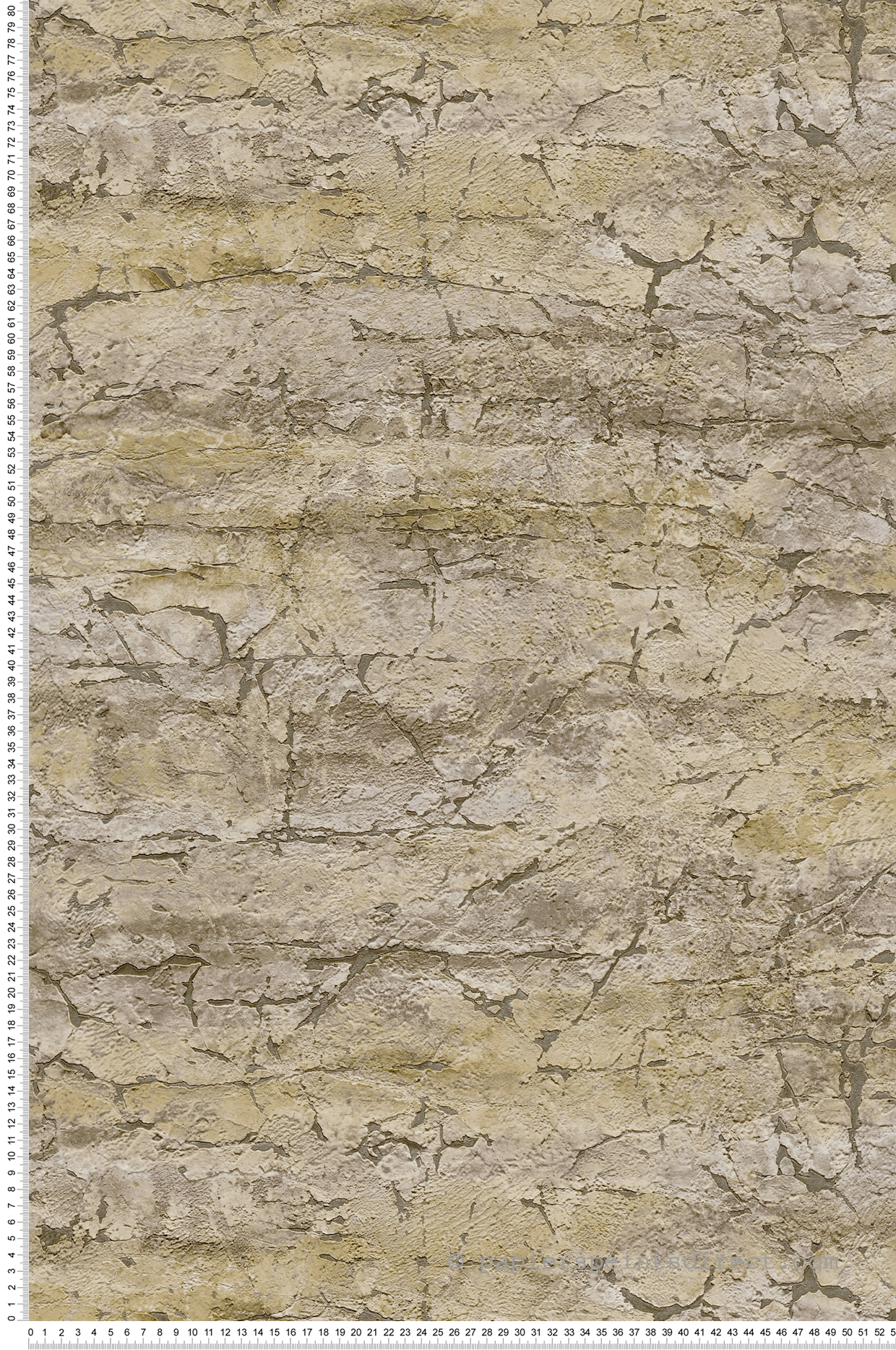 Papier peint Pierre Brute Minéral grège - Vibes & Styles d'A.S. Création | Réf. AS-791991