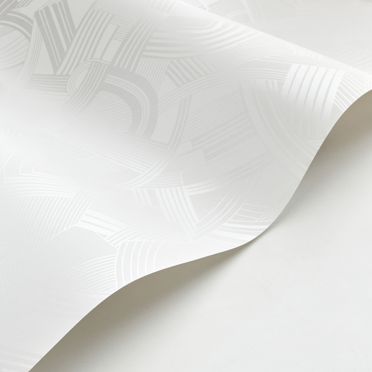 Papier peint Graphique Music Hall blanc argenté - Twenties de Casadéco AMBV | Réf. TWNT88690226