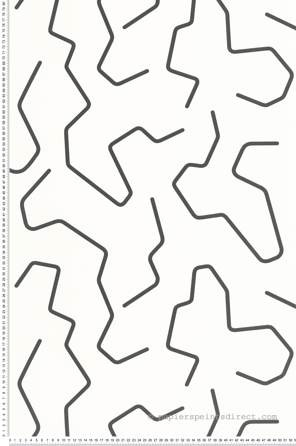 Papier peint Design Art Line noir et blanc - Moonlight 3 de Casélio | Réf. MNL3107100972