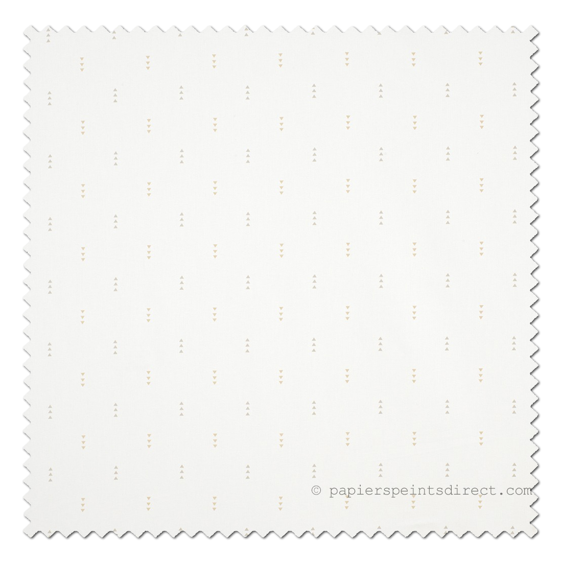 Tissu enfant Triangles beige/gris - Happy Dreams de Casadéco | Réf. HPDM83231311