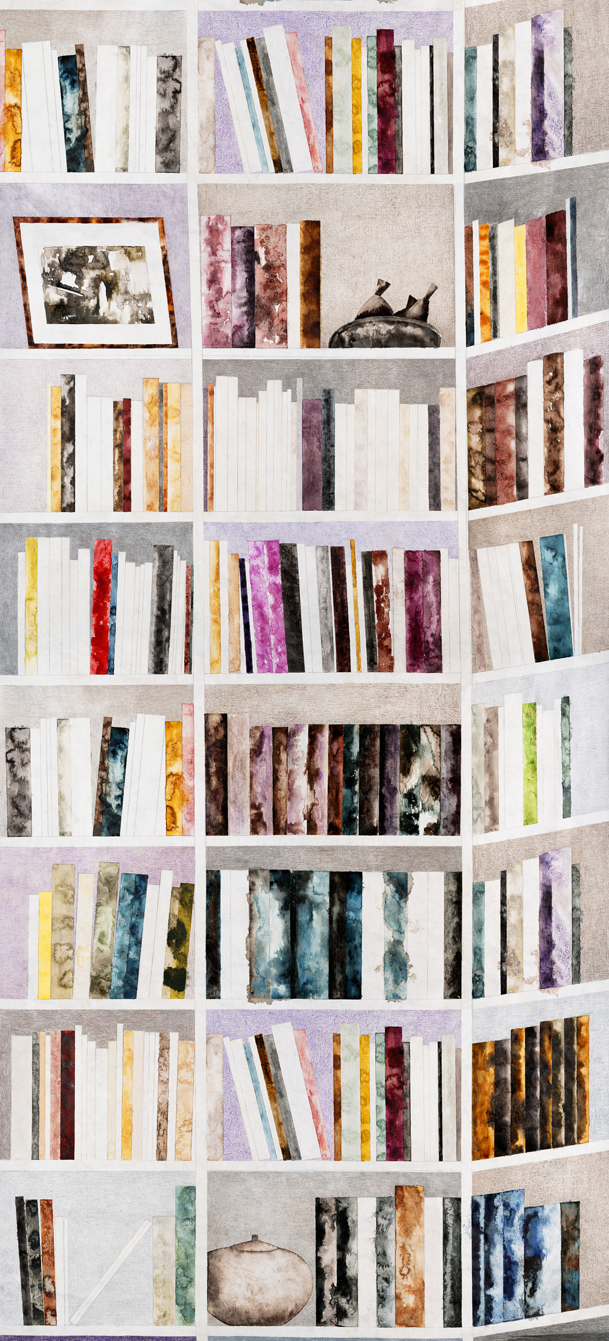 Papier peint panoramique Bibliothèques Original B - 4/5/6 - Isidore Leroy