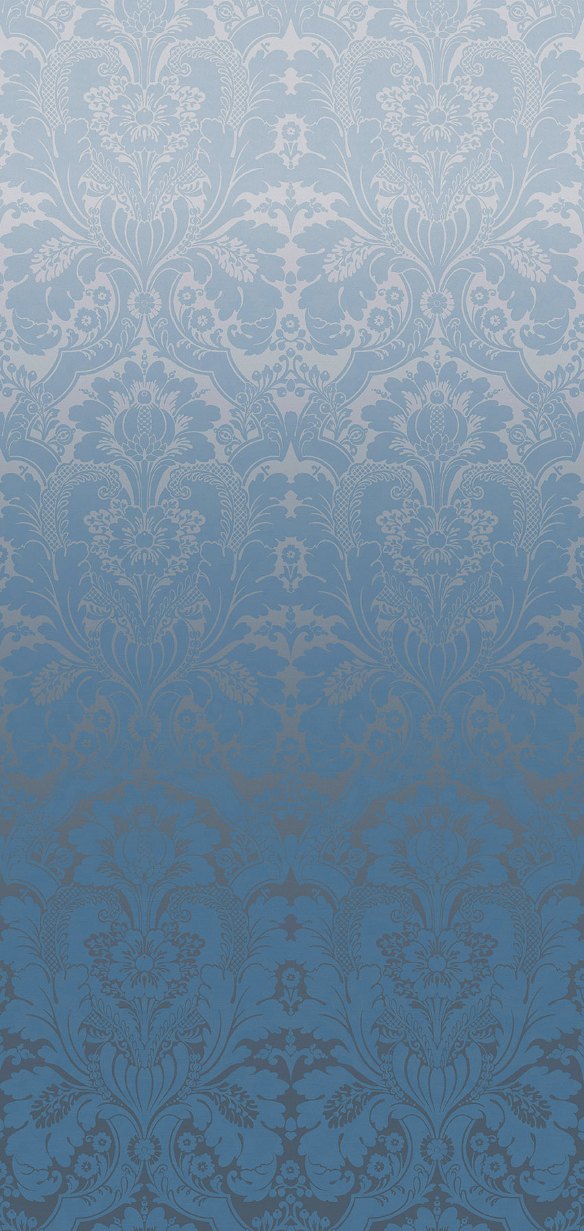 Papier peint St James's Park Cobalt Fade - Collection London Wallpapers V de Little Greene