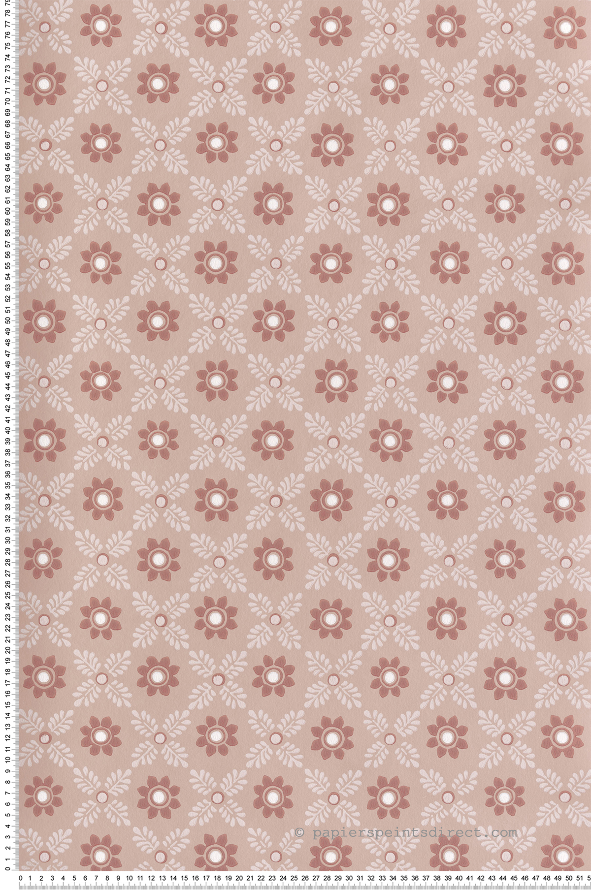 Papier peint Fleur Ditsy Block Masquerade - National Trust Papers 4 de Little Greene | Réf. 0267DIMASQU