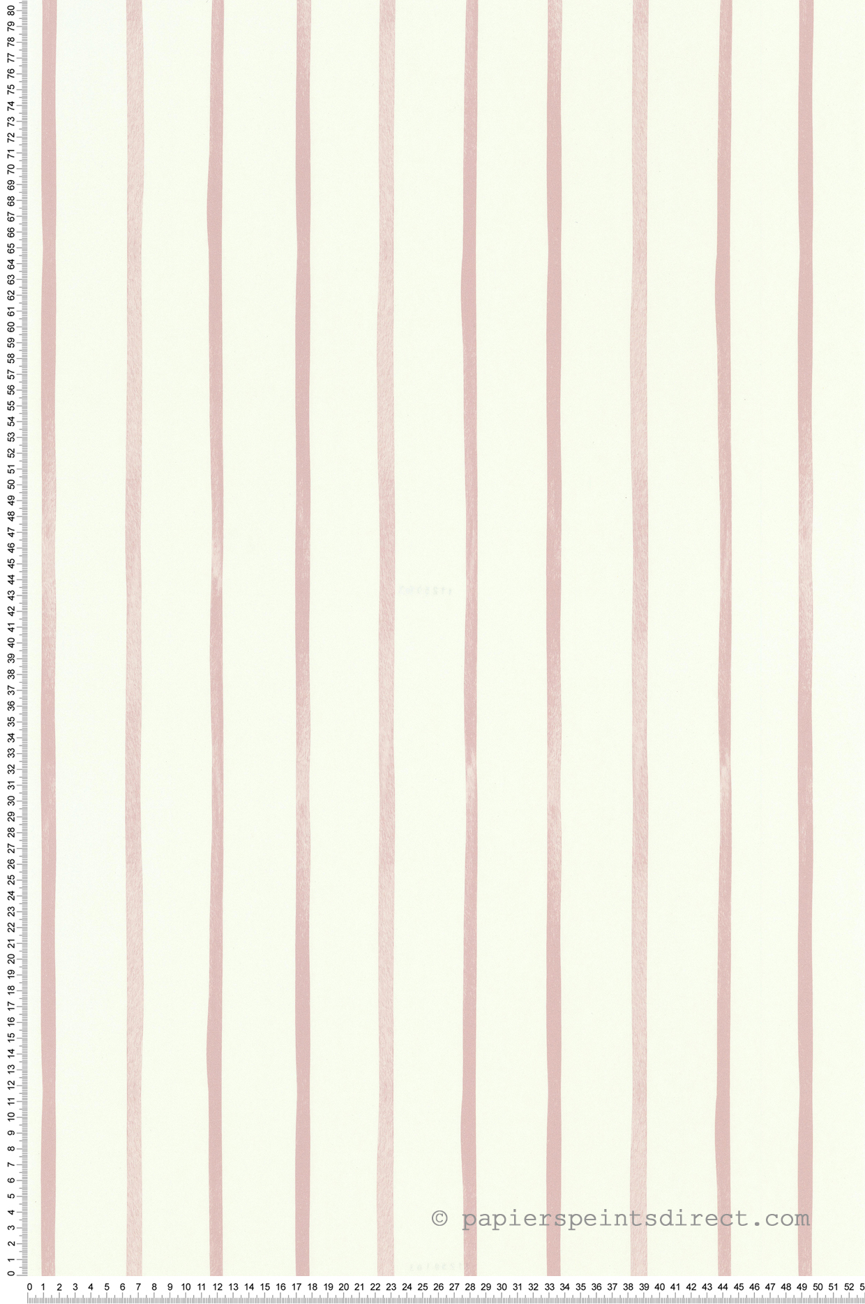 Papier peint Rayure Léonie rose - Les Essentiels de Lutèce | Réf. LTC-11250103