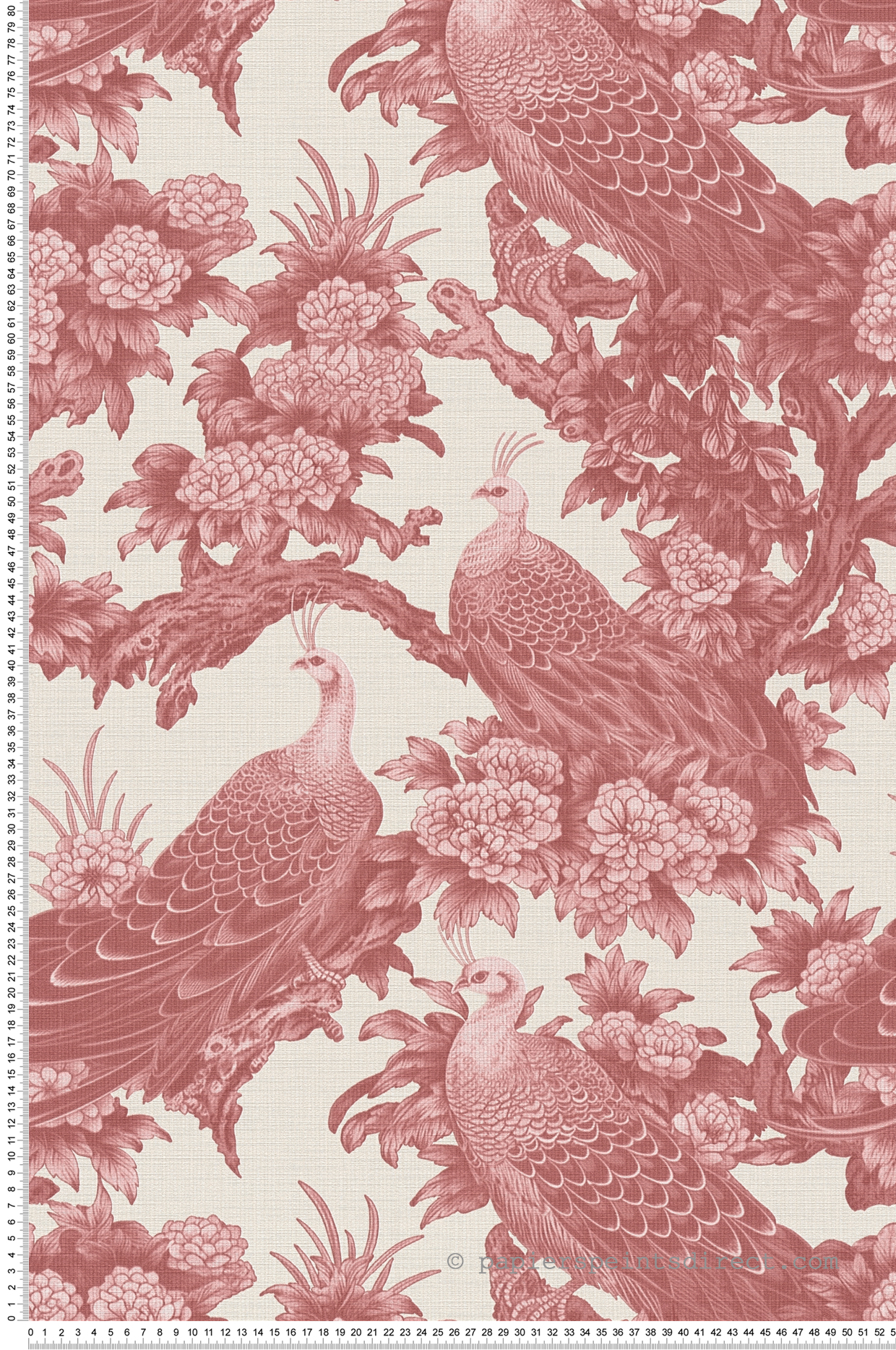 Papier peint Jardin Paon vieux rose - Metropolis Michalsky 6 de Livingwalls | Réf. AS-399824