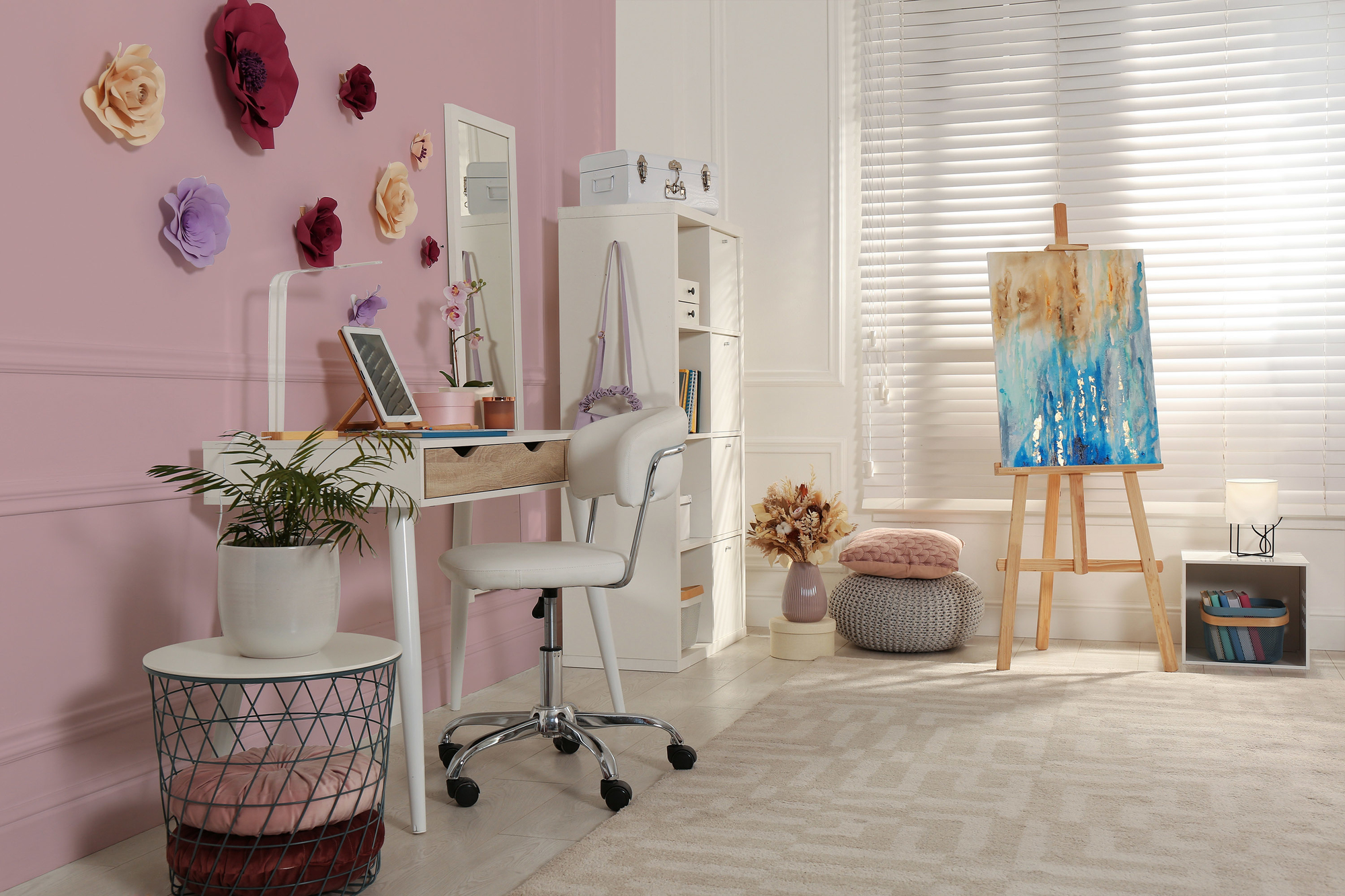 Image d'un pot de 1 litre de peinture Puro rose lovely rose  - c2009