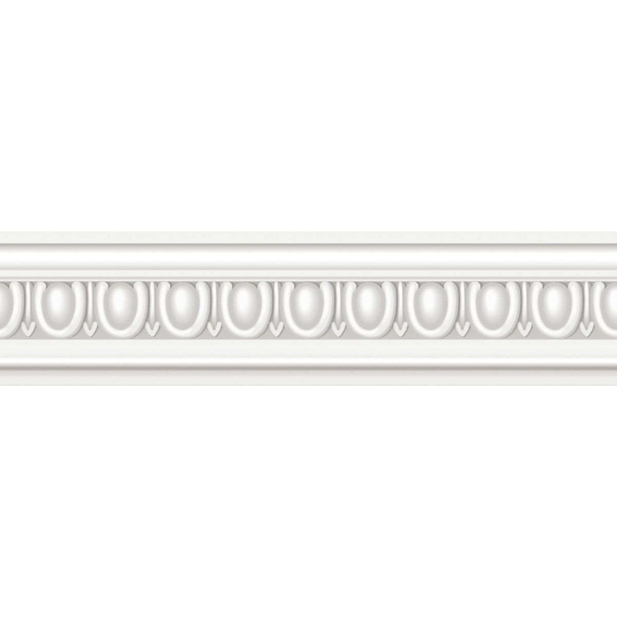 Galon Moulure Ancienne Ove la Baronne blanc - Moulures & Co de Casadéco AMB2 | Réf. MOCO201350655