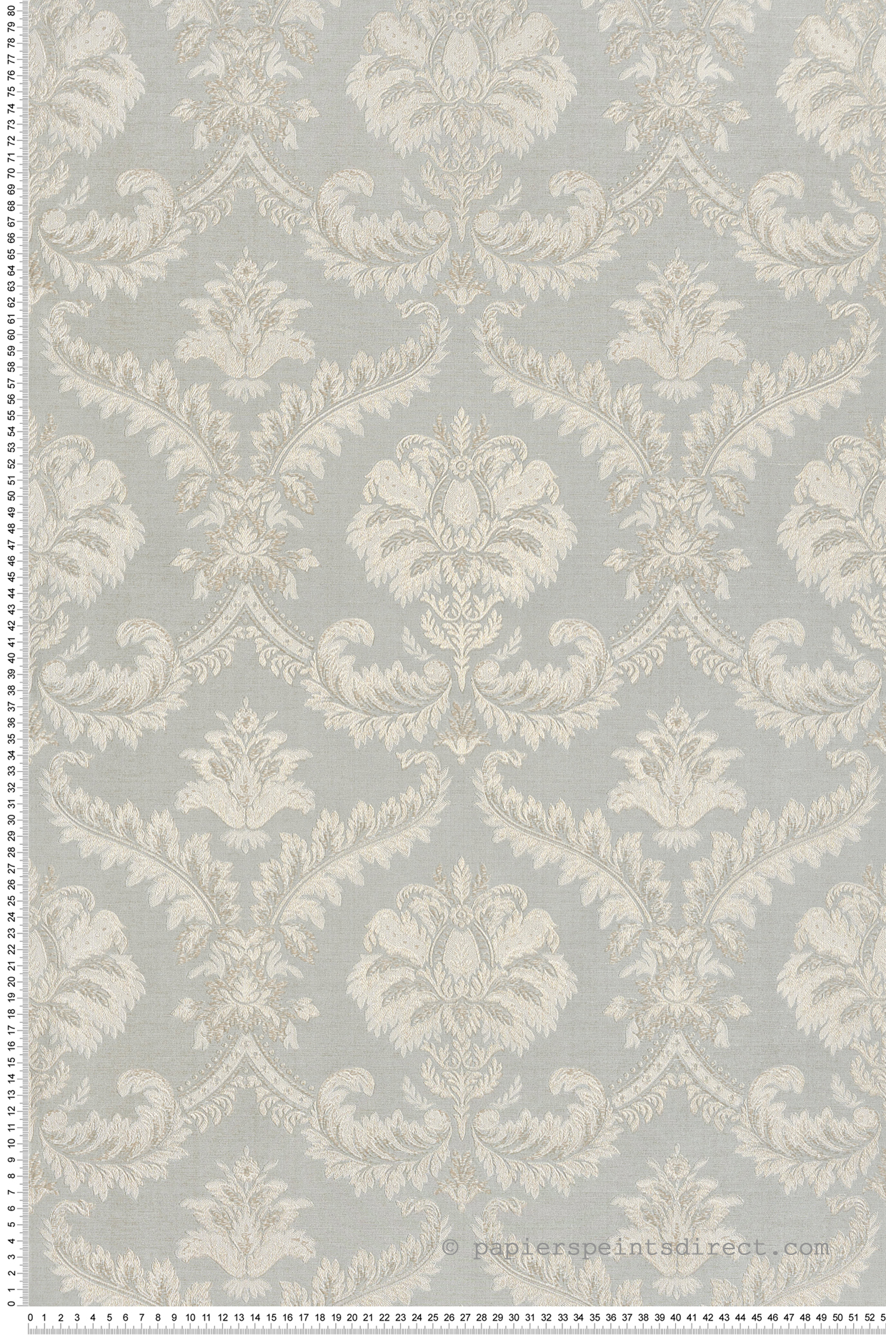 Papier peint Médaillon Baroque bleu doré - Opera de Montecolino | Réf. MC-OP33336