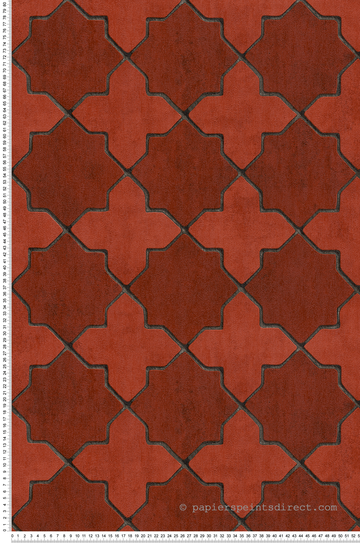 Papier peint Azulejos Faience rouge - New Walls d'AS Création | Réf. SP15275