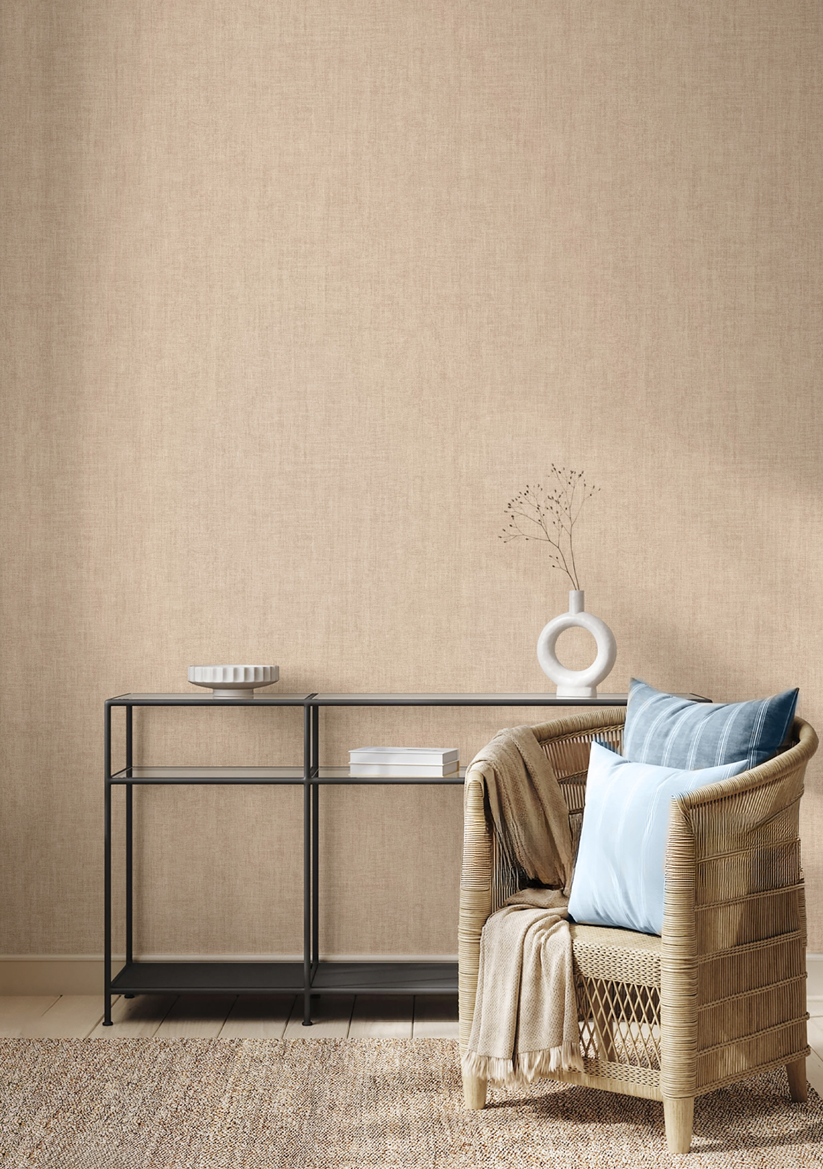 Papier peint Uni Lin coton - Maison Paradis de Lutèce | Réf. LTC-MP15583