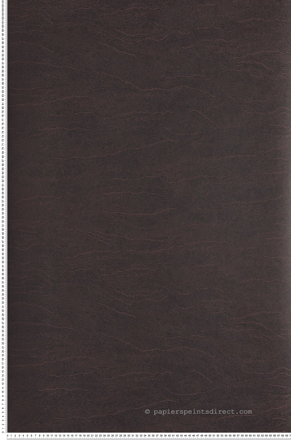 Papier peint Faux Uni Terre Miri aubergine - Terra de Masureel | Réf. MAS-TER003