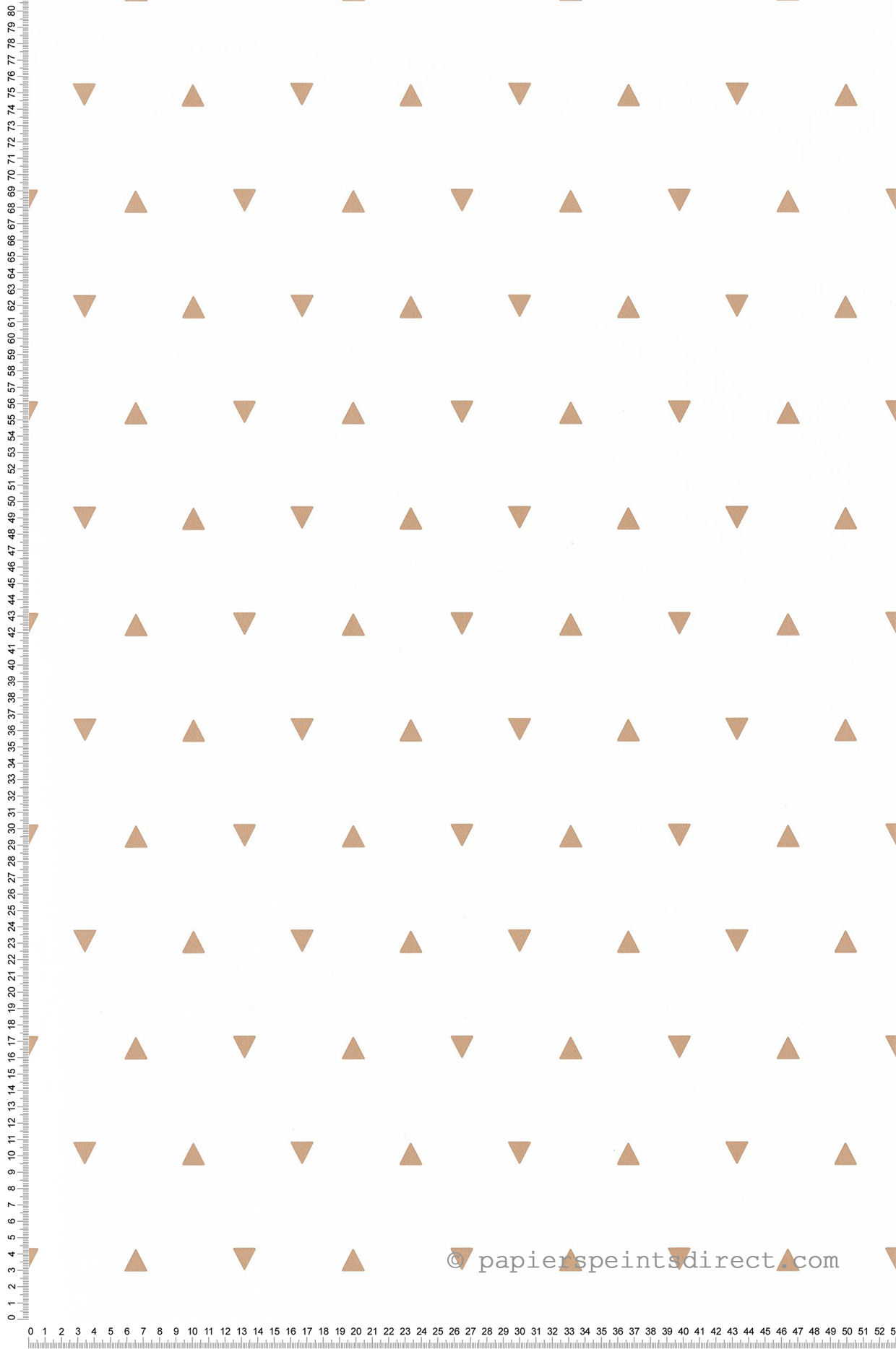 Papier peint Triangle Bermuda beige - Les Minis Mondes de Casélio | Réf. MNM101991111
