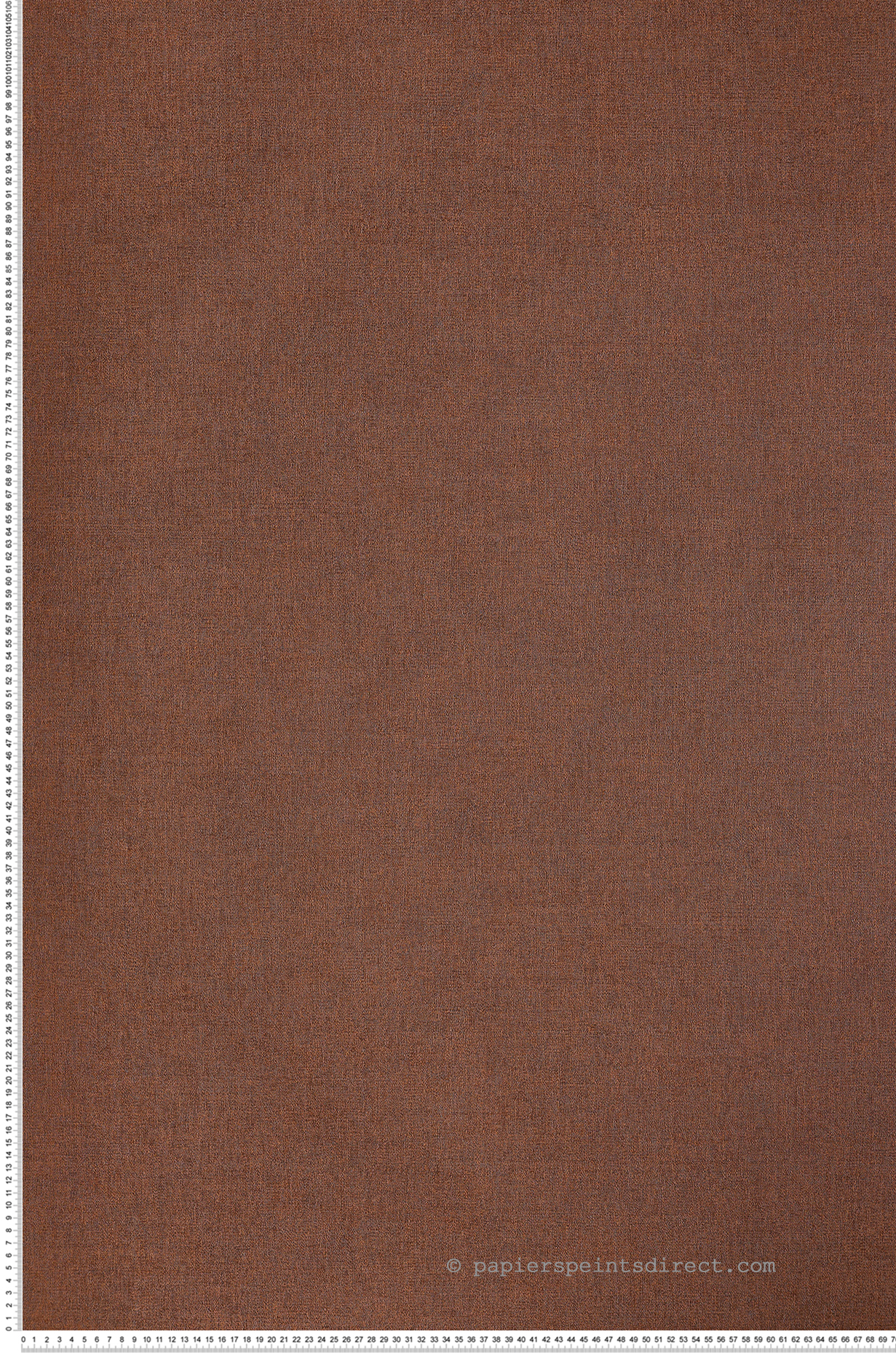 Papier peint Faux Uni Rhodium rouille - Alliages de Casamance | Réf. CAS-75020916