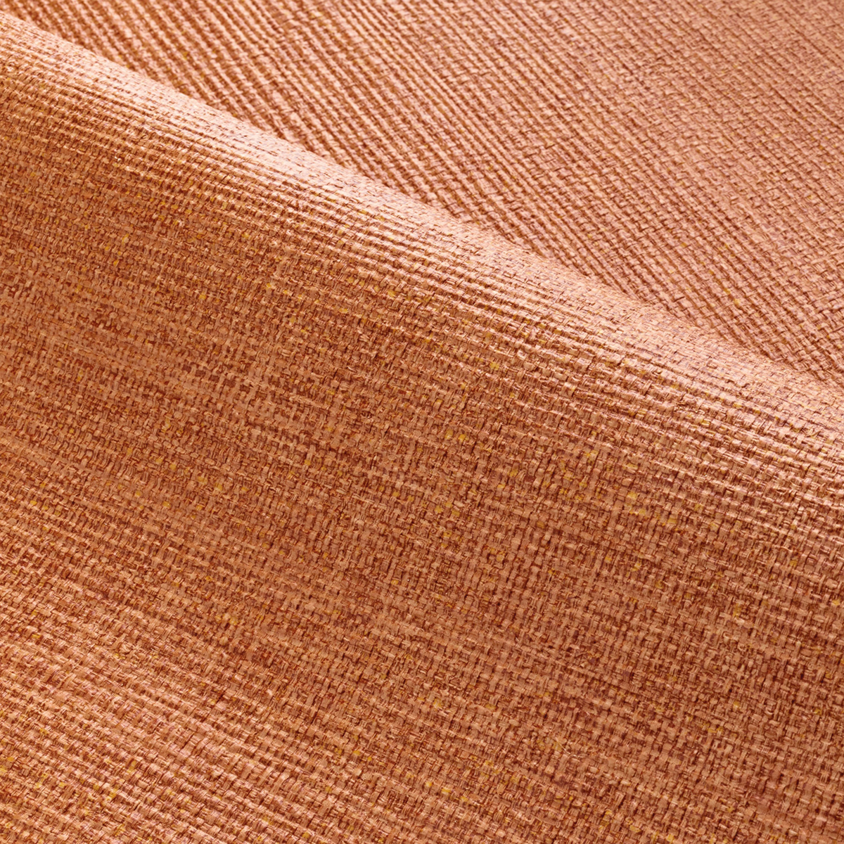 Papier peint Faux-uni Carioca orange brulé - Golfe du Bengale de Casamance AMBV | Réf. CAS-B74252650