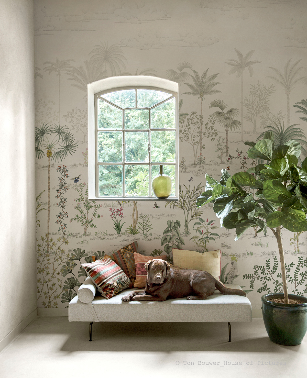 Papier peint panoramique Jungle Sur la route de Samarcande Naturel A - 1/2/3 AMB - Isidore Leroy