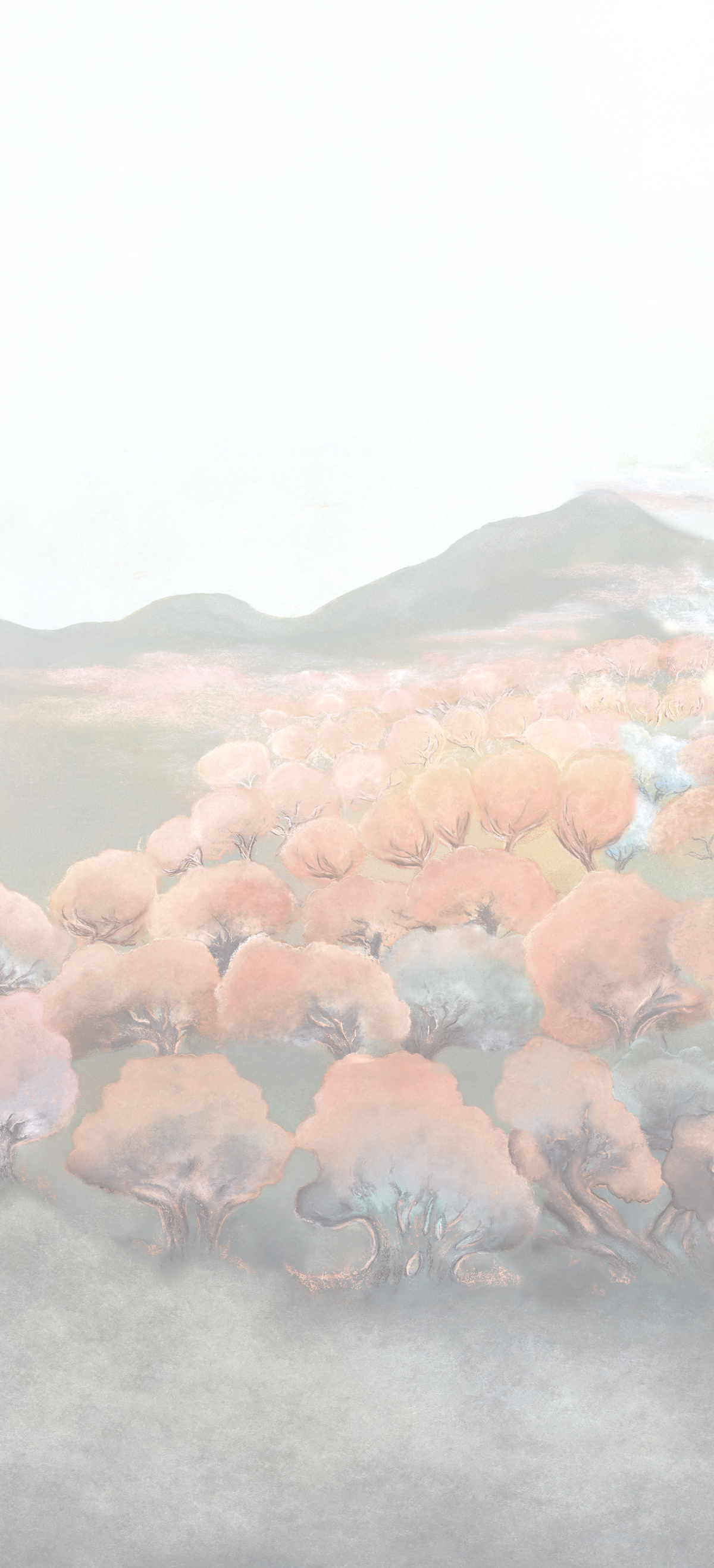 Papier peint panoramique Arbre Pastorale Original C - 7/8/9 - Isidore Leroy