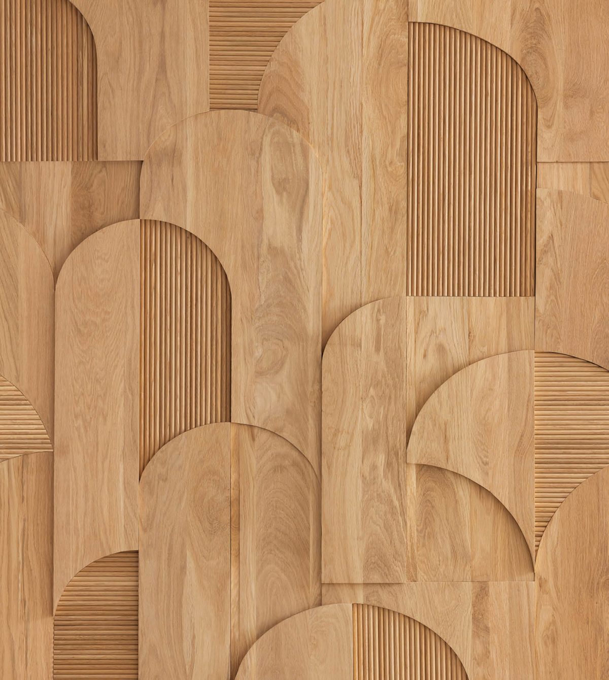 Papier peint panoramique Bois Tassea beige M 250X280 - Woodline de Casélio | Réf. WOD106861001