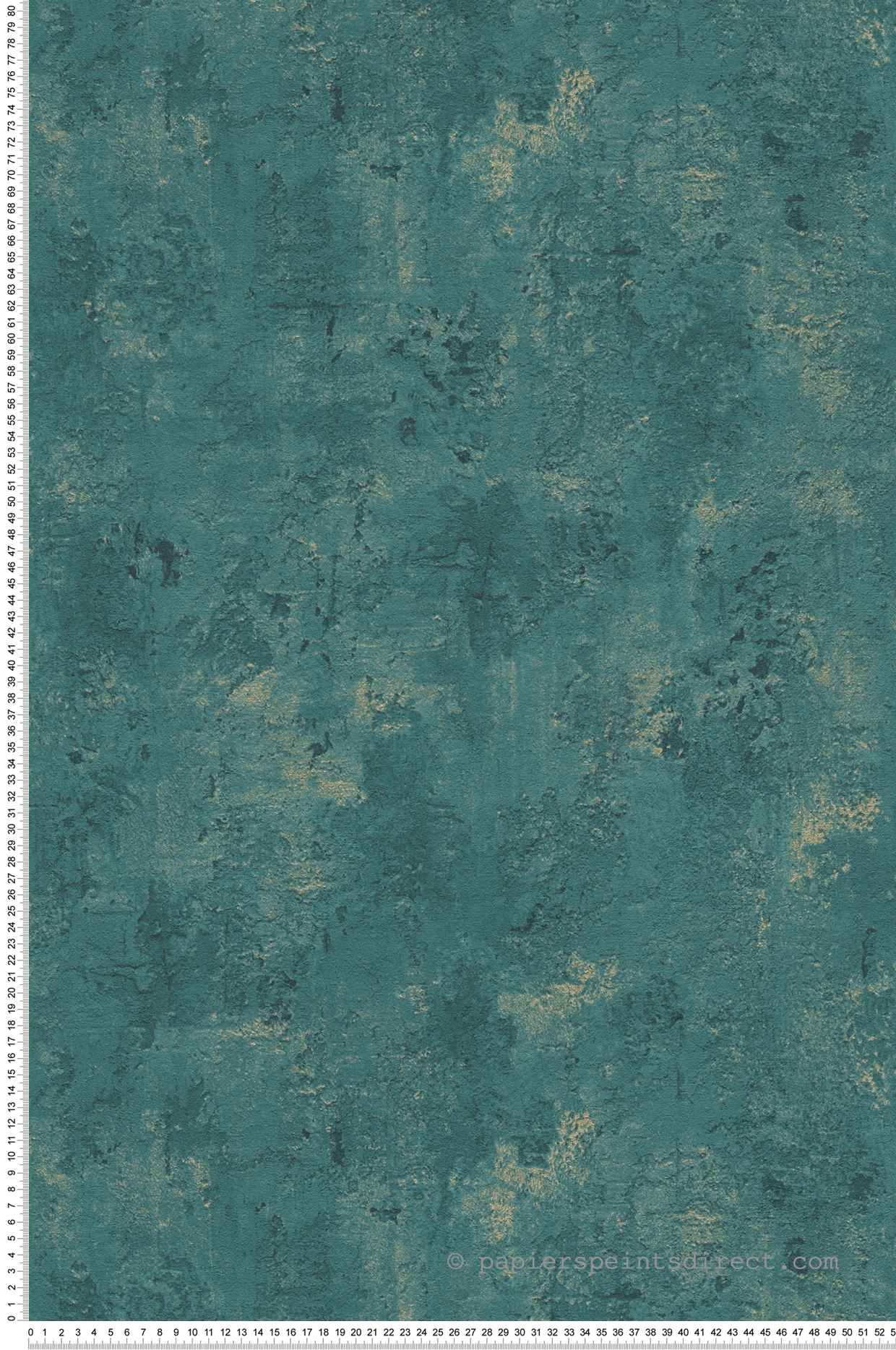 Papier peint Faux Uni Concrete vert doré - The BOS d'A.S. Création | Réf. AS-388235