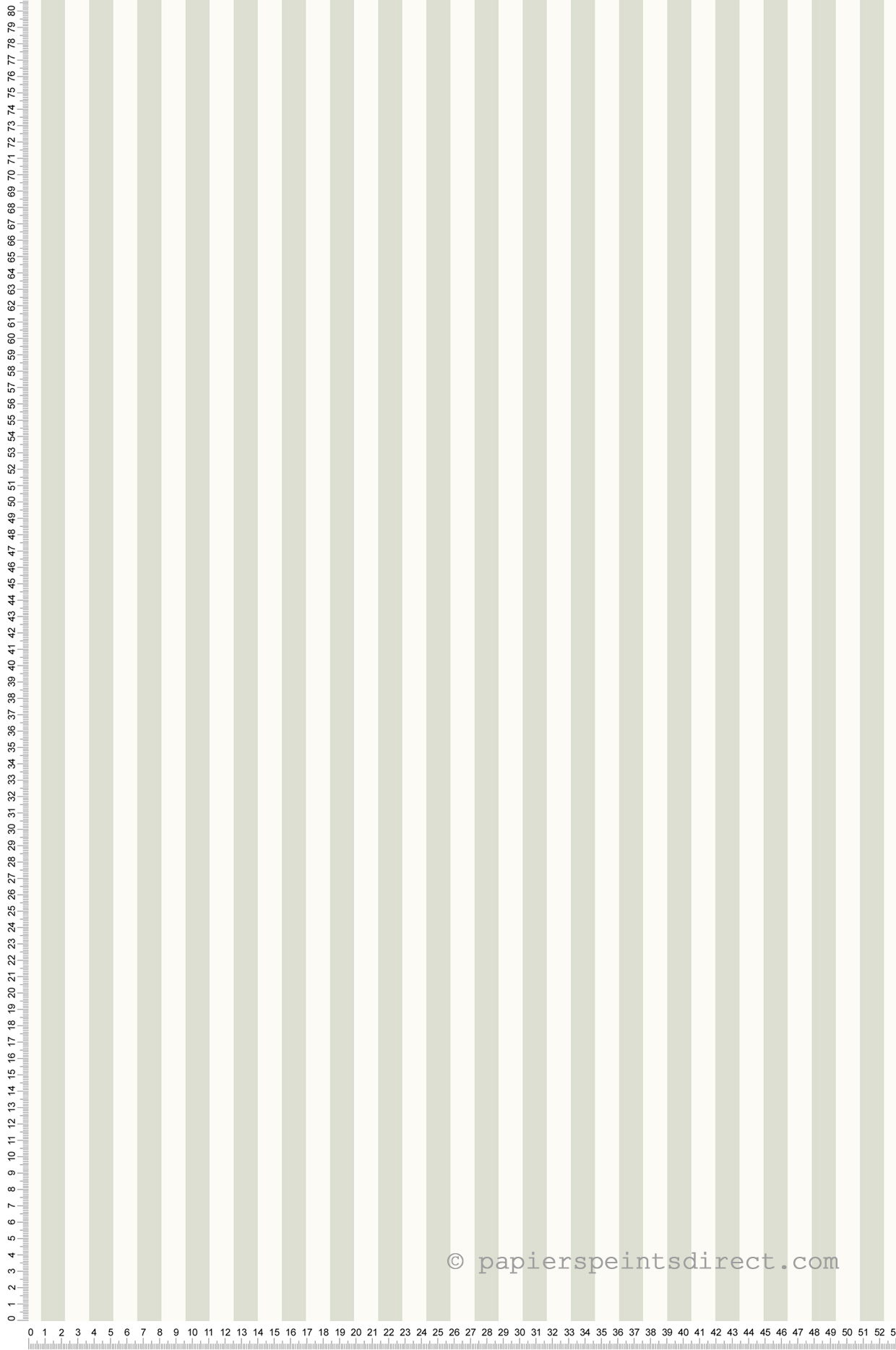 Papier peint Fine Rayure Marshmallow vert d'eau - Happy Kids Club de Casélio | Réf. HKC107690434