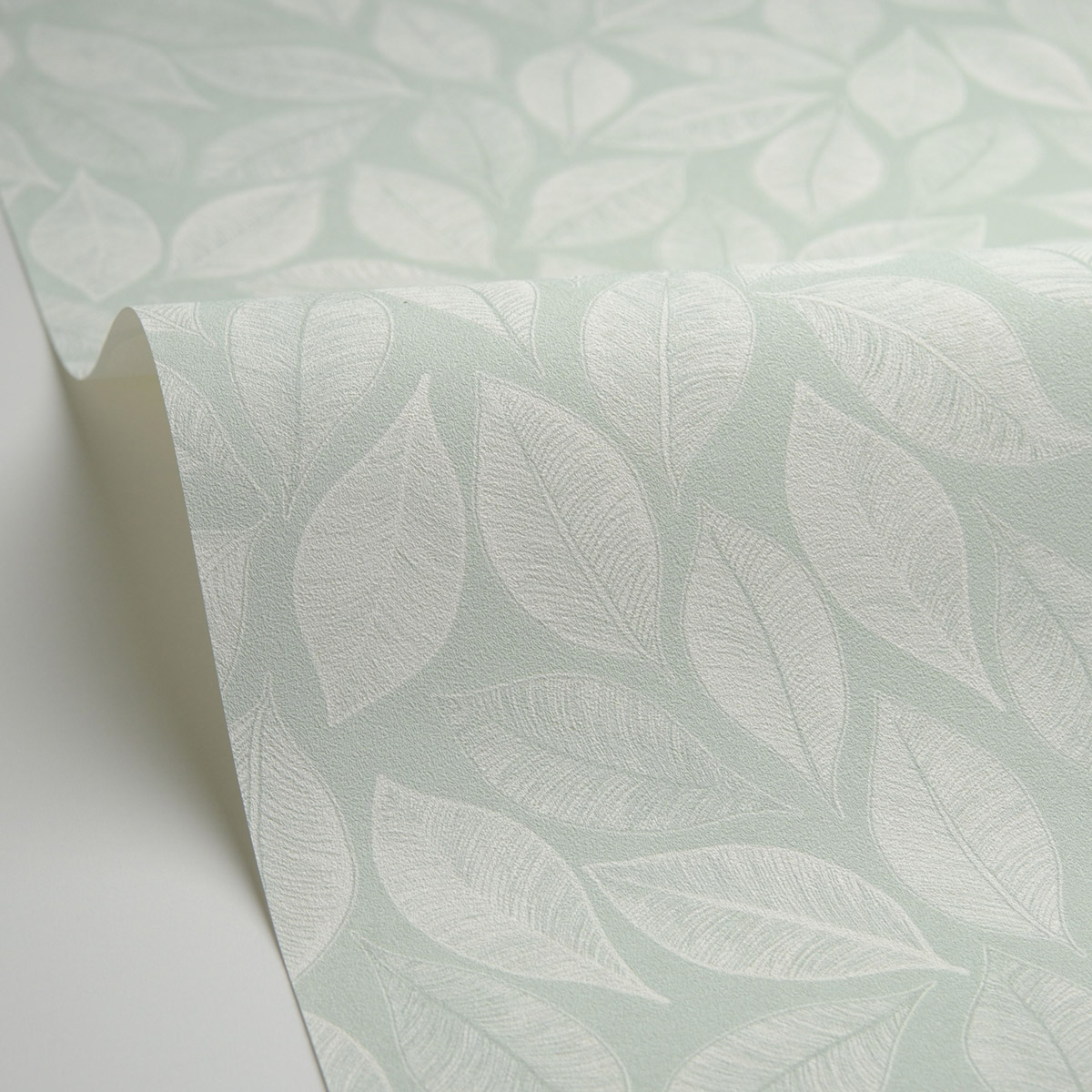 Papier peint Scandinave Feuille Bliss vert d'eau - Green Life 2 de Casélio AMB4 | Réf. GNL2105387074